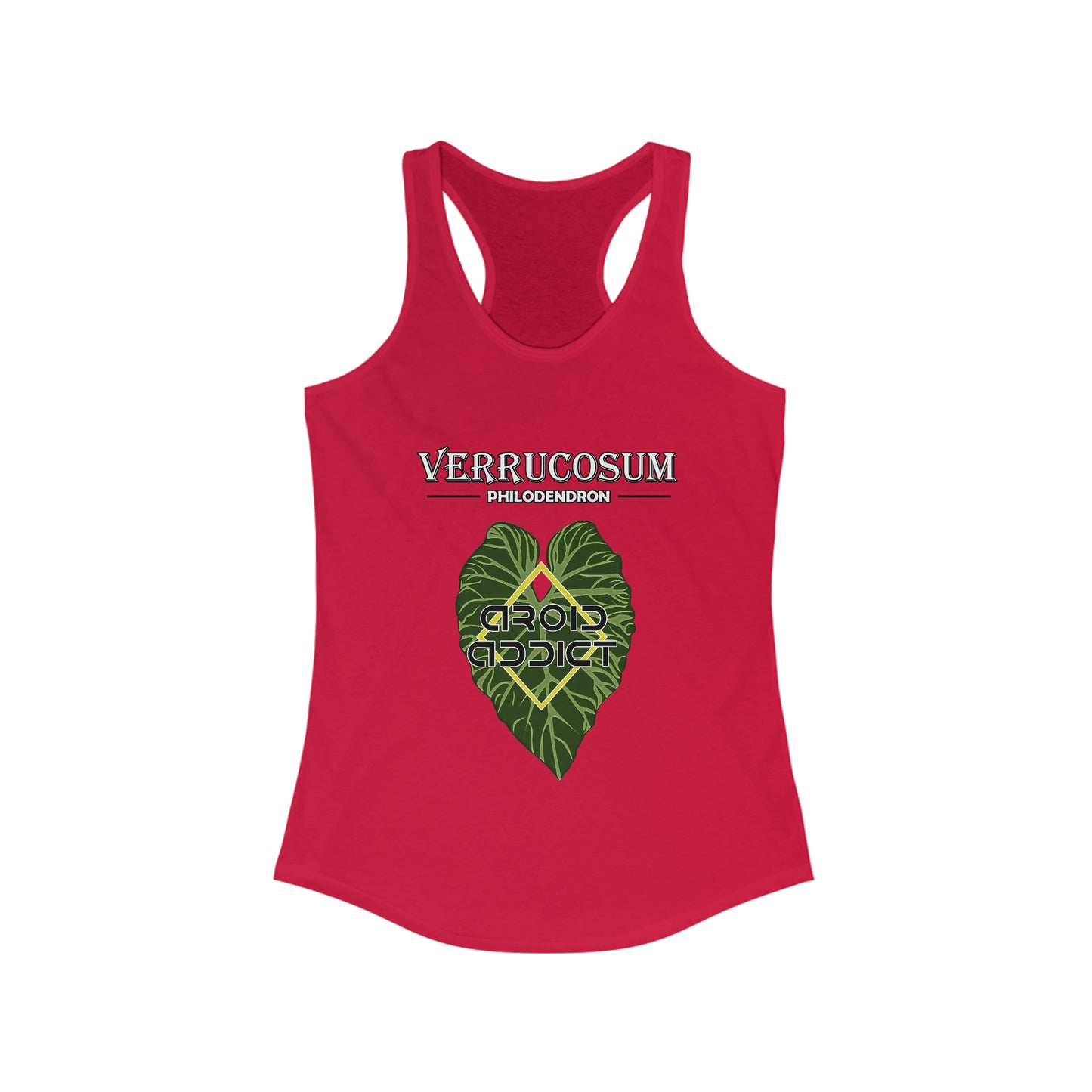 Philodendron Verrucosum Plants Women's Ideal Racerback Tank