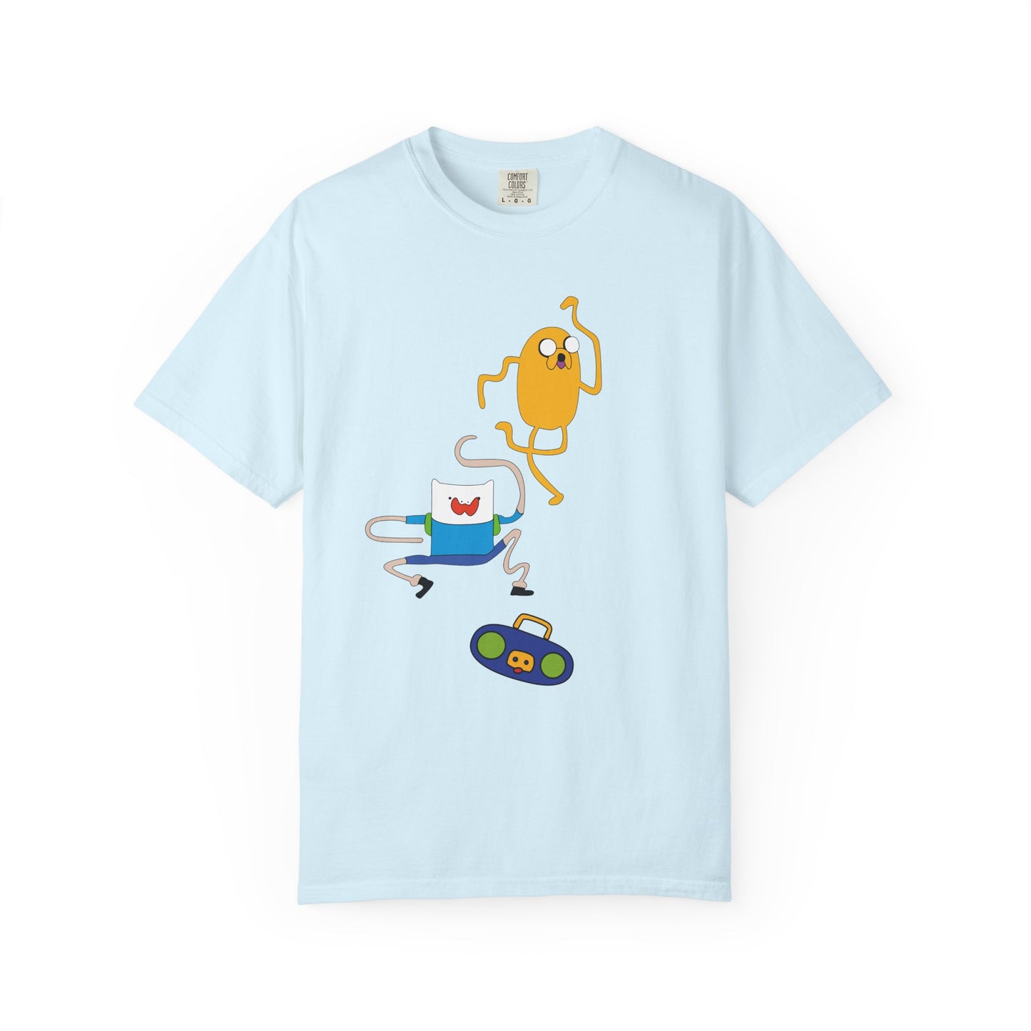 Adventure Time Dance Party T-Shirt — Jake & Radio Cartoon Tee