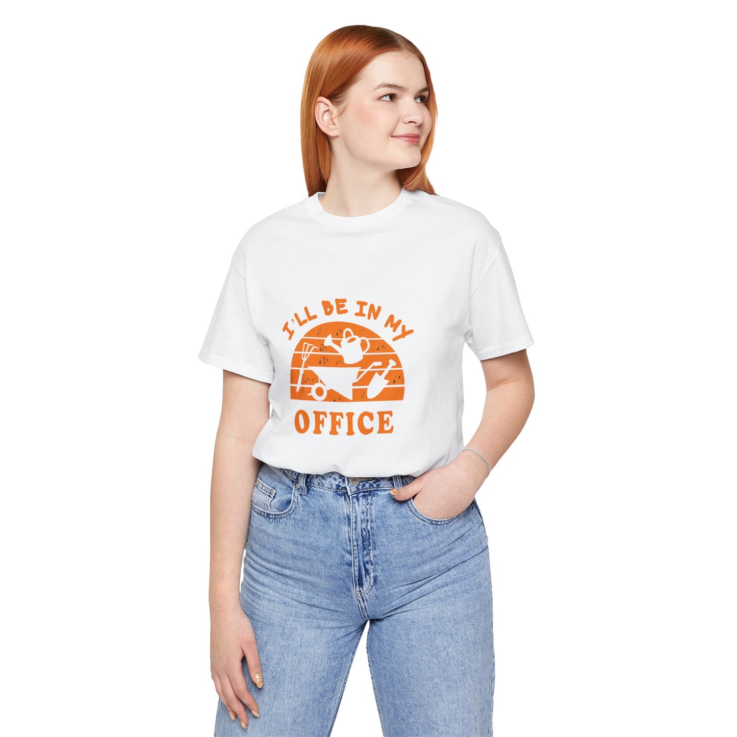 I'll Be In My Office T-Shirt — Gardening Watering Can Graphic Tee