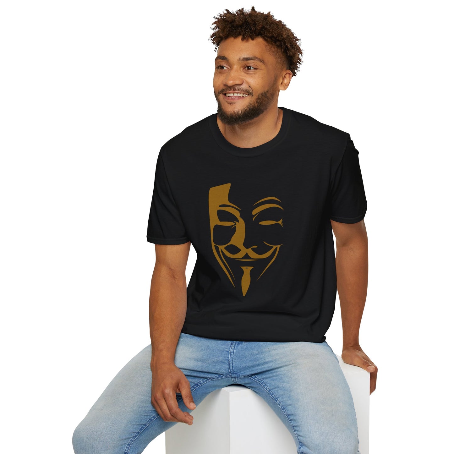Guy Fawkes Mask T-Shirt — Anonymous/V for Vendetta Inspired Graphic Tee