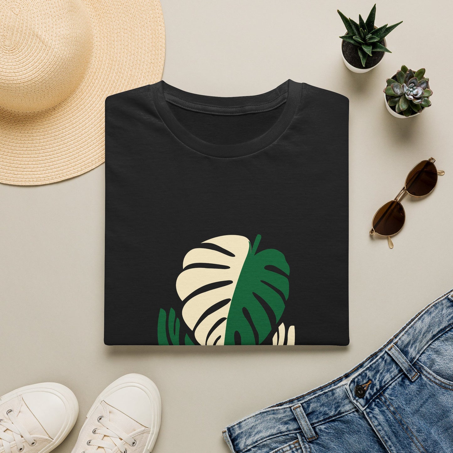 Monstera Leaf Tee - Aroid Addict — Tropical Plant Lover T-Shirt