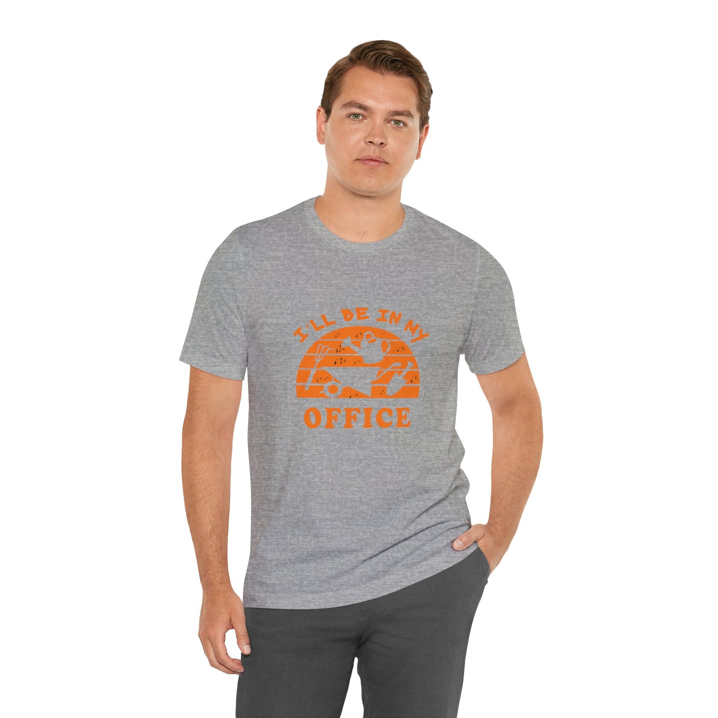 I'll Be In My Office T-Shirt — Gardening Watering Can Graphic Tee