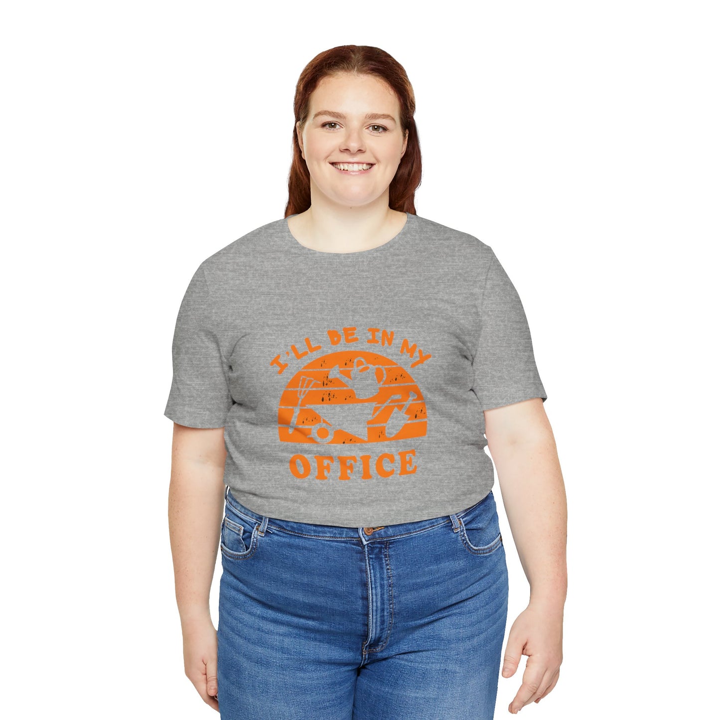 I'll Be In My Office T-Shirt — Gardening Watering Can Graphic Tee