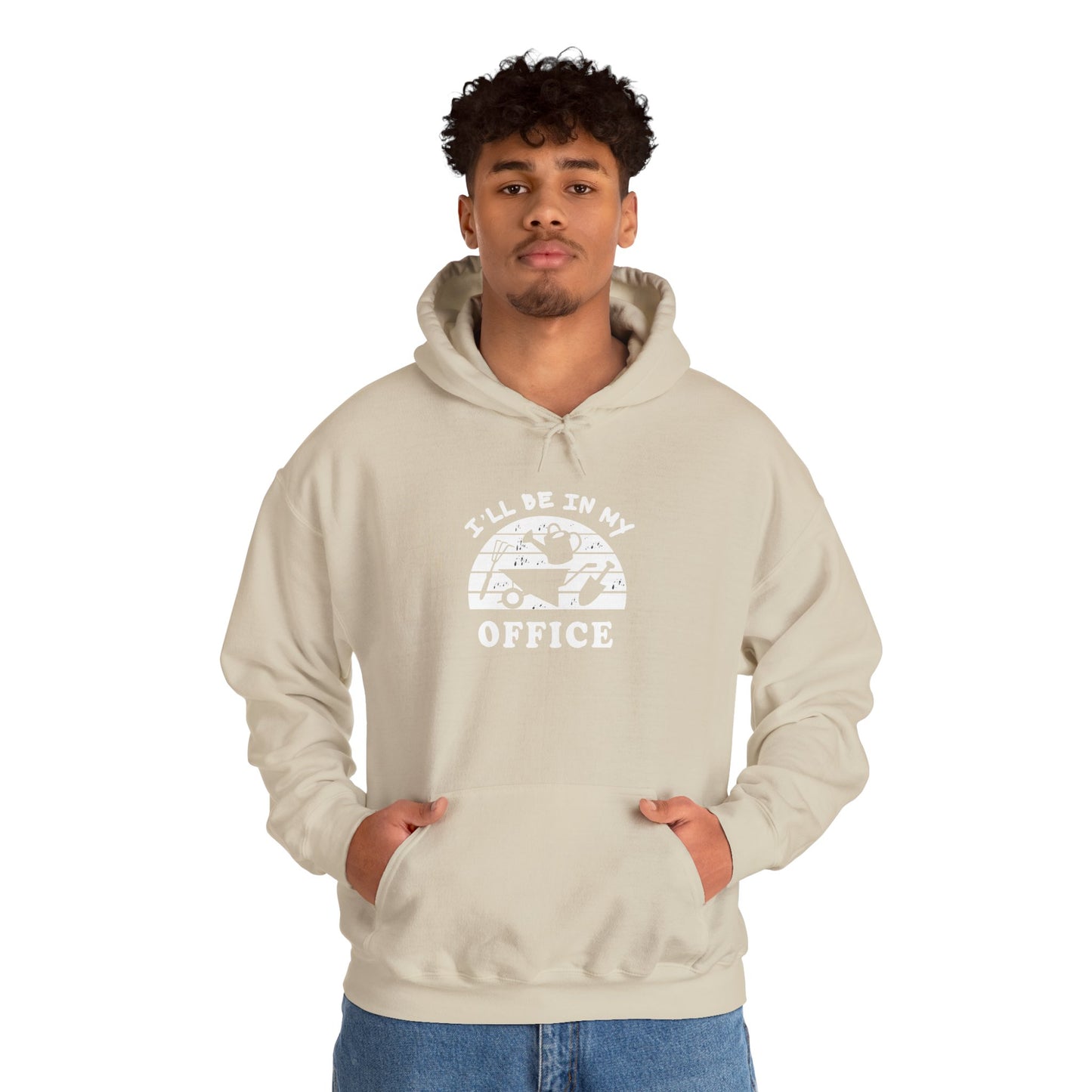 Hoodie — “I’ll Be In My Office” Cat Van Graphic Hoodie