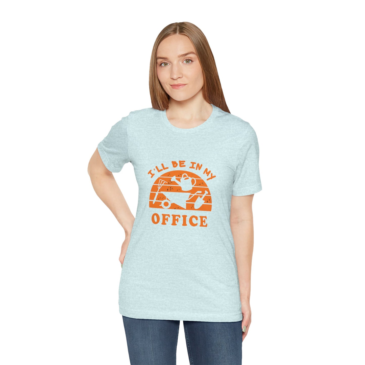 I'll Be In My Office T-Shirt — Gardening Watering Can Graphic Tee