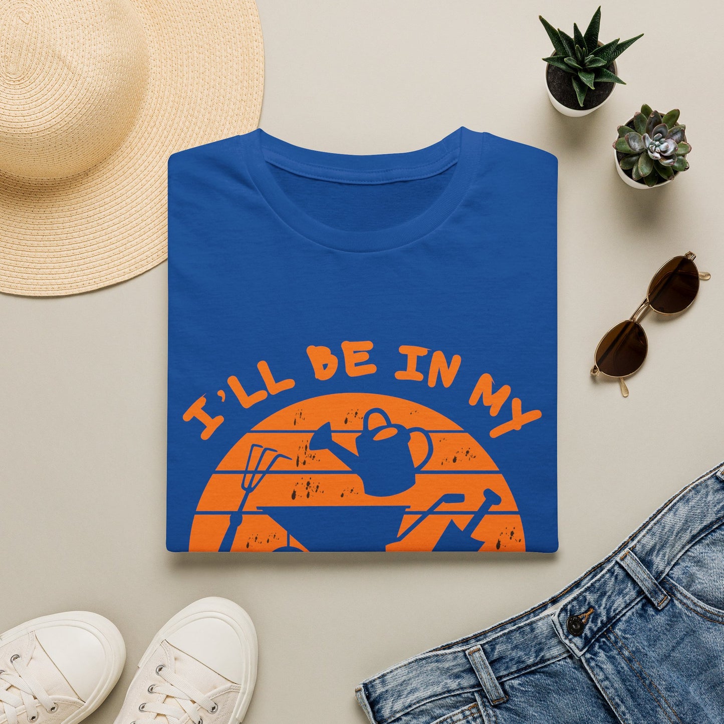 I'll Be In My Office T-Shirt — Funny Gardening Tee with Watering Can