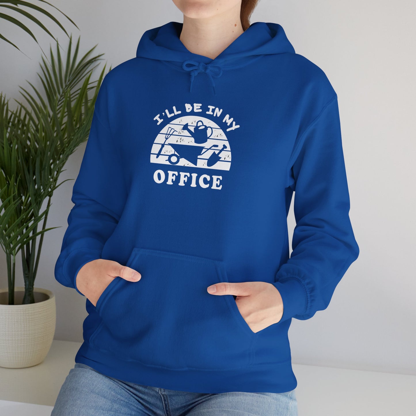 Hoodie — “I’ll Be In My Office” Cat Van Graphic Hoodie