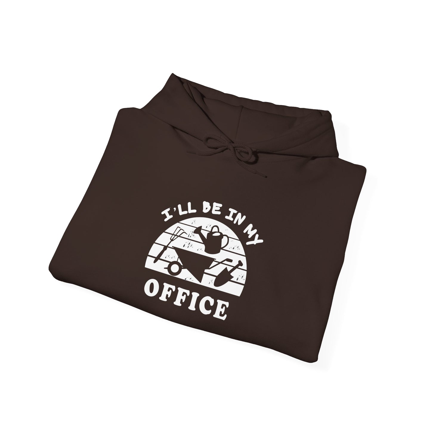 Hoodie — “I’ll Be In My Office” Cat Van Graphic Hoodie