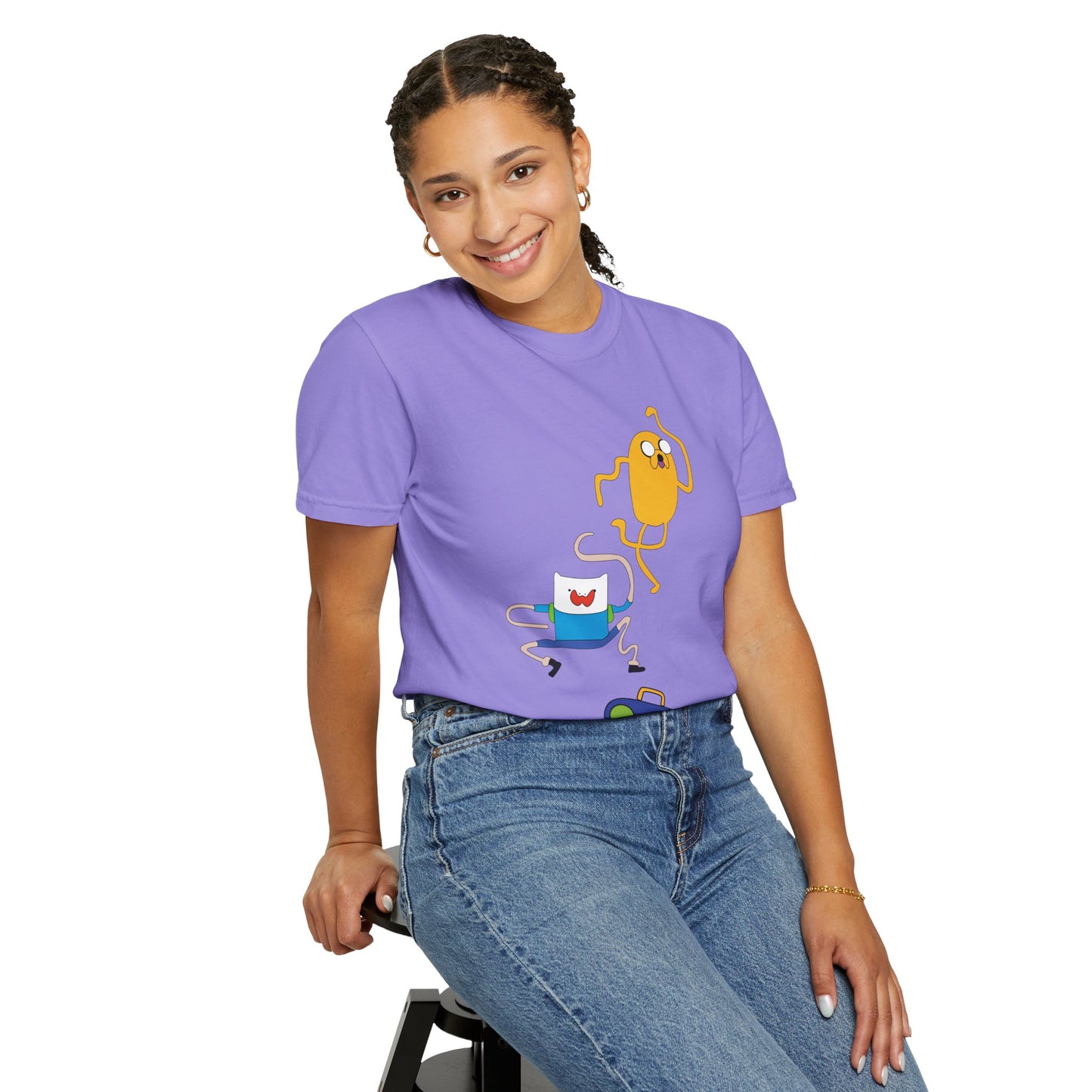 Adventure Time Dance Party T-Shirt — Jake & Radio Cartoon Tee