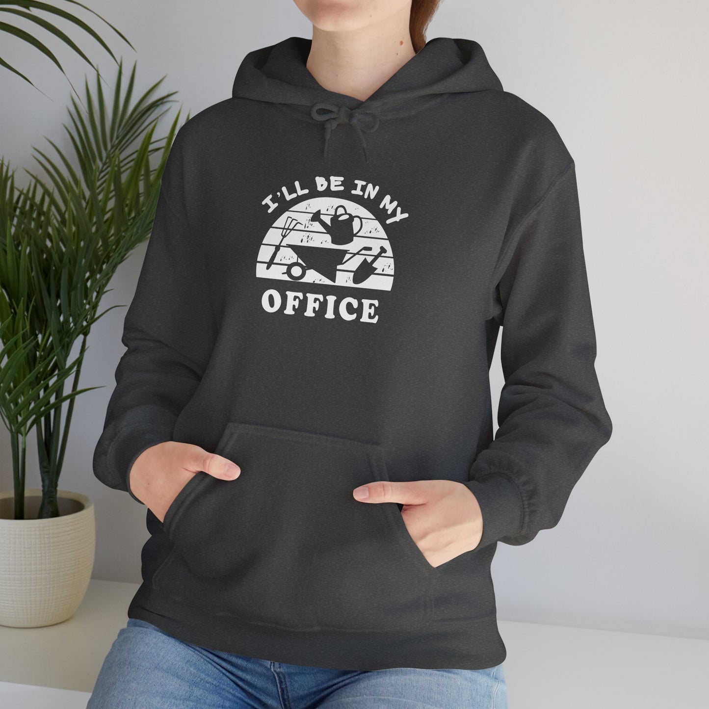 Hoodie — “I’ll Be In My Office” Cat Van Graphic Hoodie