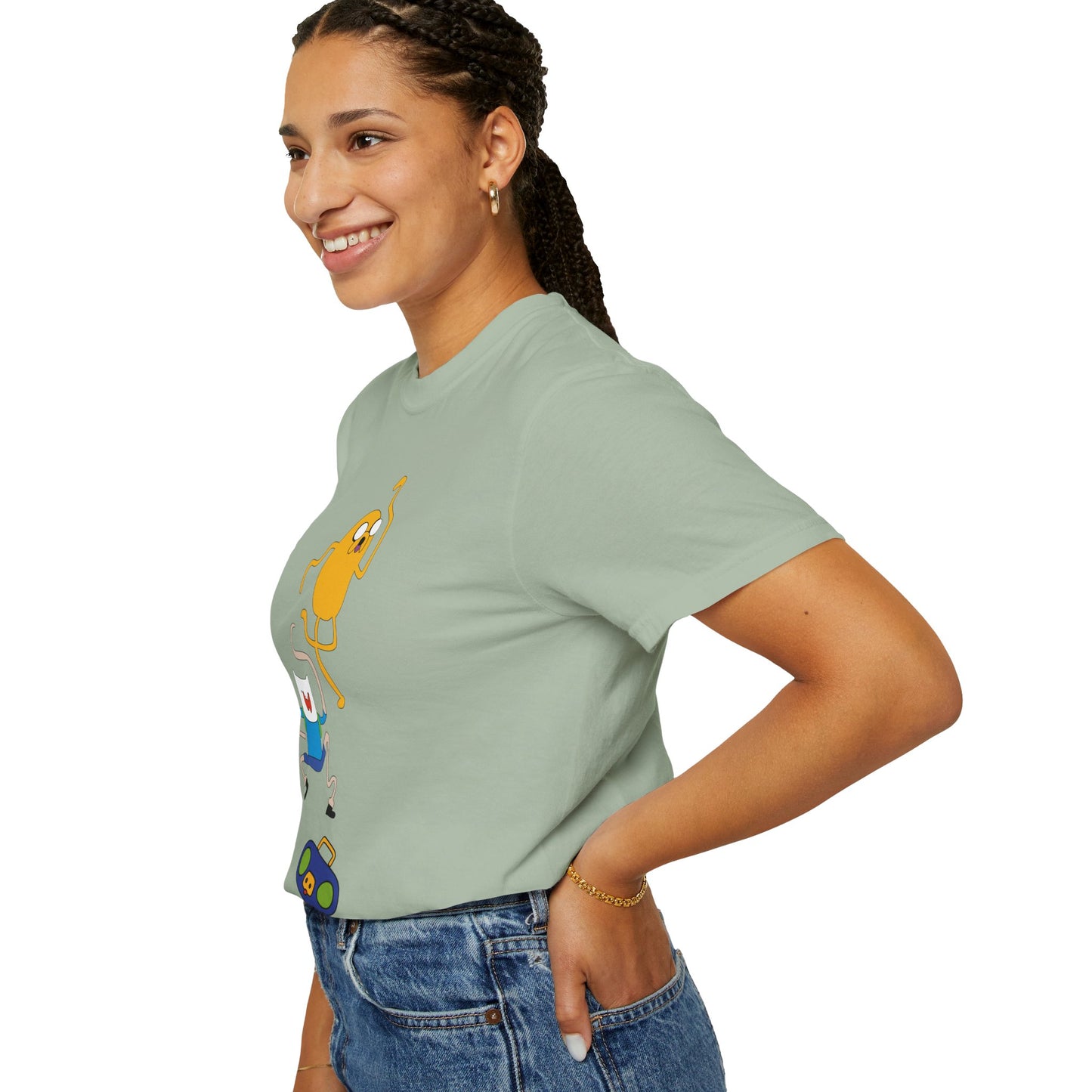 Adventure Time Dance Party T-Shirt — Jake & Radio Cartoon Tee