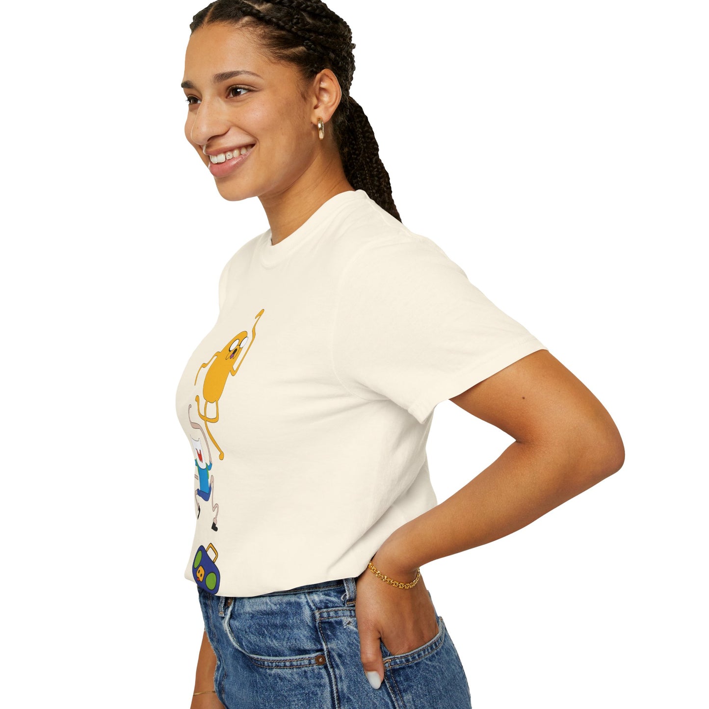 Adventure Time Dance Party T-Shirt — Jake & Radio Cartoon Tee
