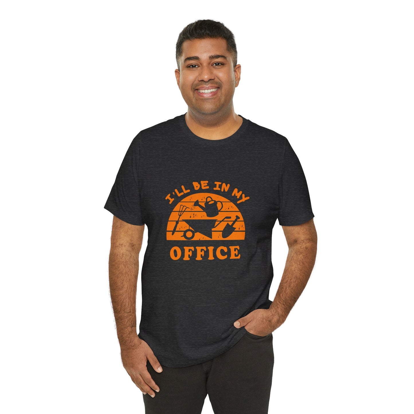 I'll Be In My Office T-Shirt — Gardening Watering Can Graphic Tee