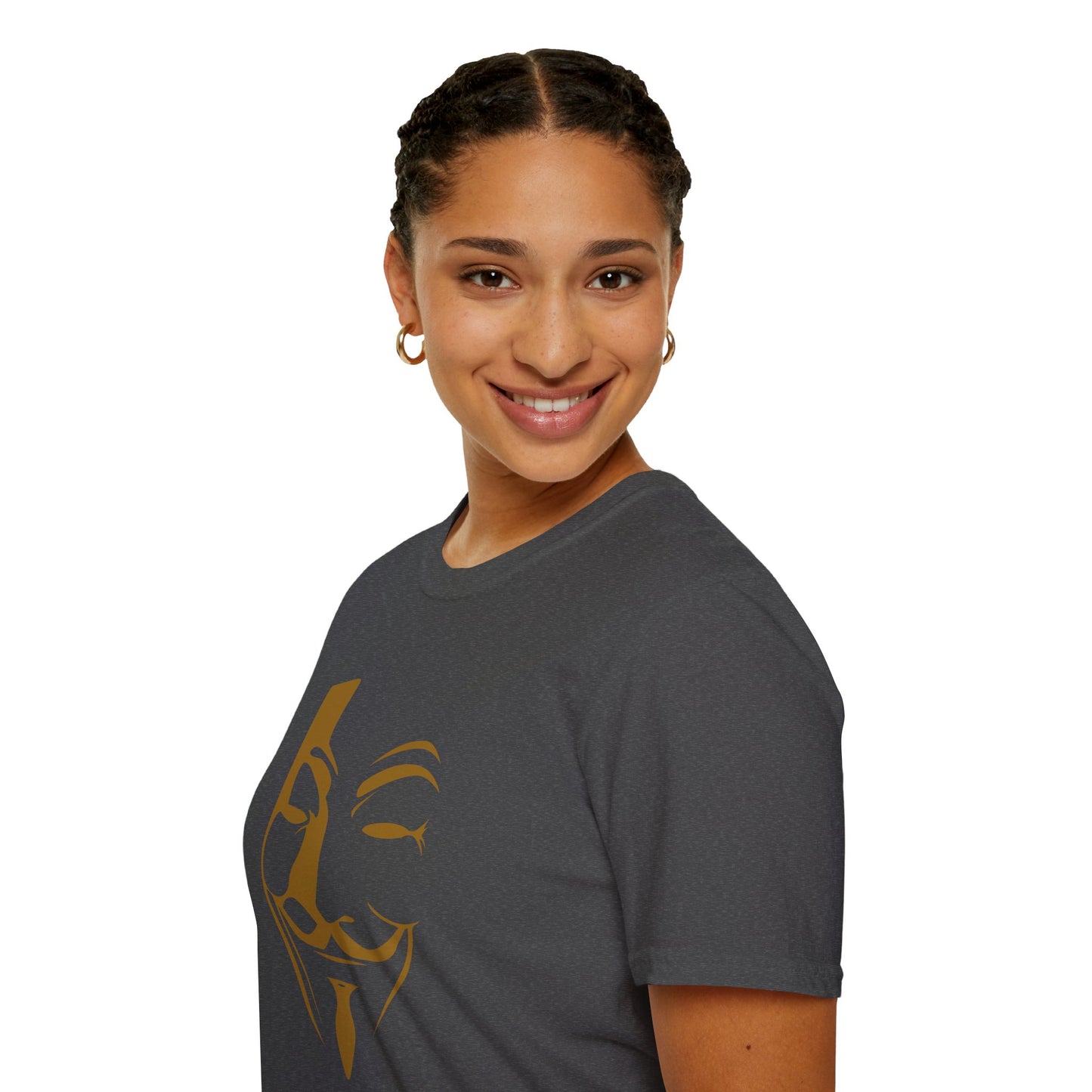 Guy Fawkes Mask T-Shirt — Anonymous/V for Vendetta Inspired Graphic Tee