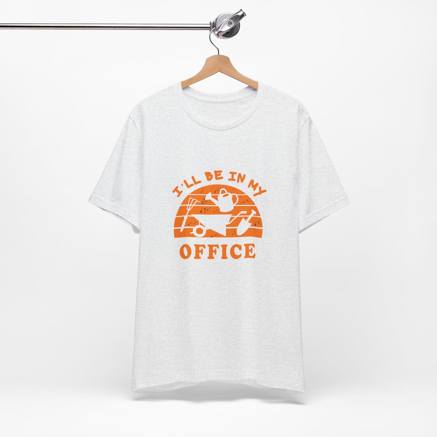 I'll Be In My Office T-Shirt — Gardening Watering Can Graphic Tee