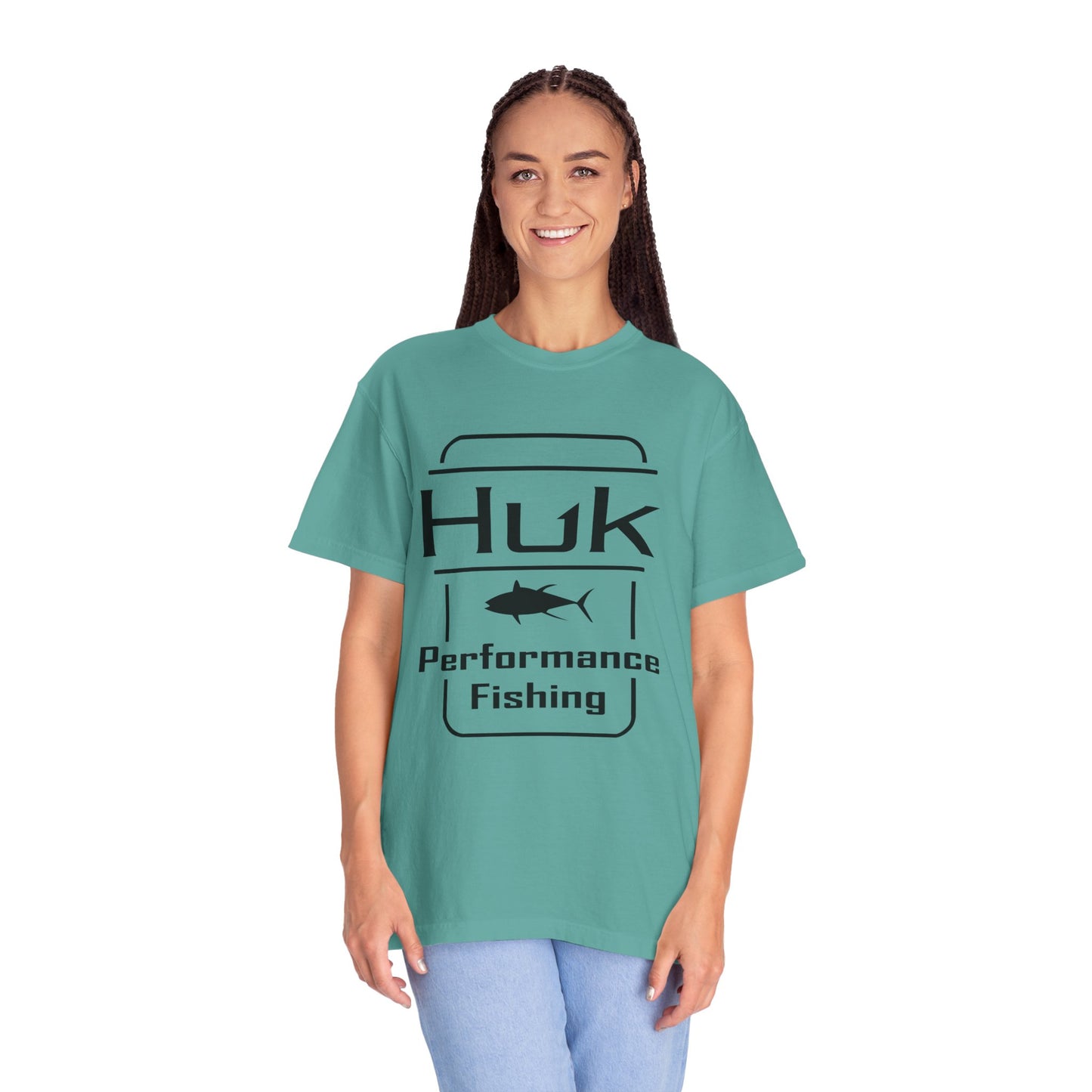 HUK Fishing Performance T-Shirt — "Huk Performance Fishing" Graphic Tee