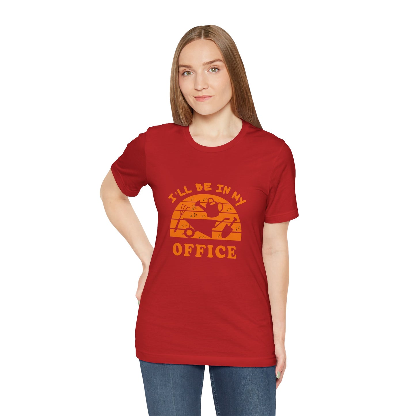 I'll Be In My Office T-Shirt — Gardening Watering Can Graphic Tee