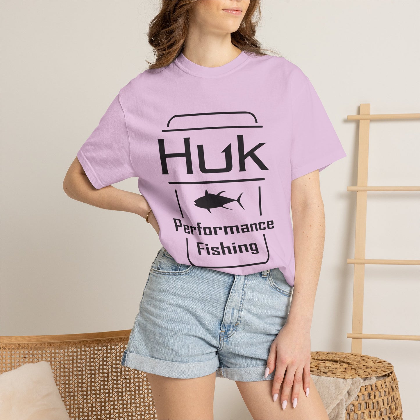HUK Fishing Performance T-Shirt — "Huk Performance Fishing" Graphic Tee