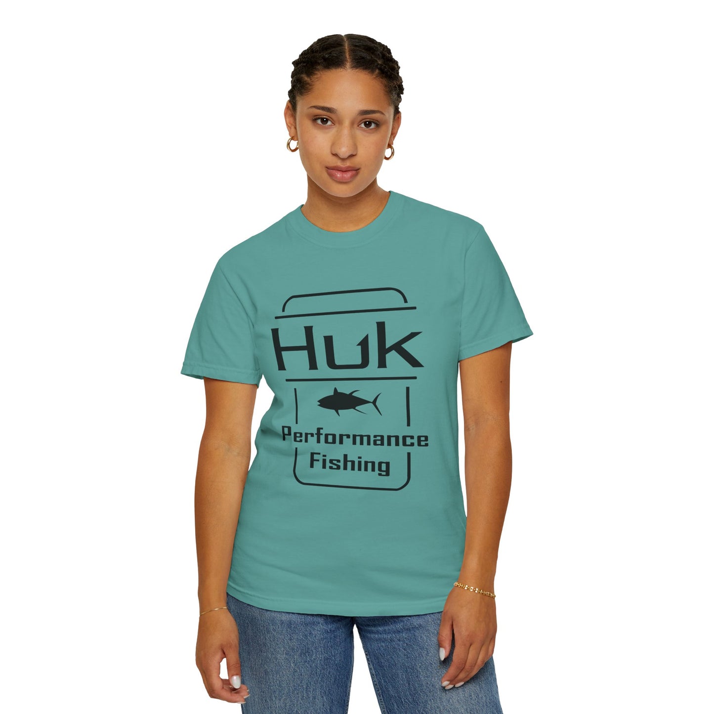 HUK Fishing Performance T-Shirt — "Huk Performance Fishing" Graphic Tee