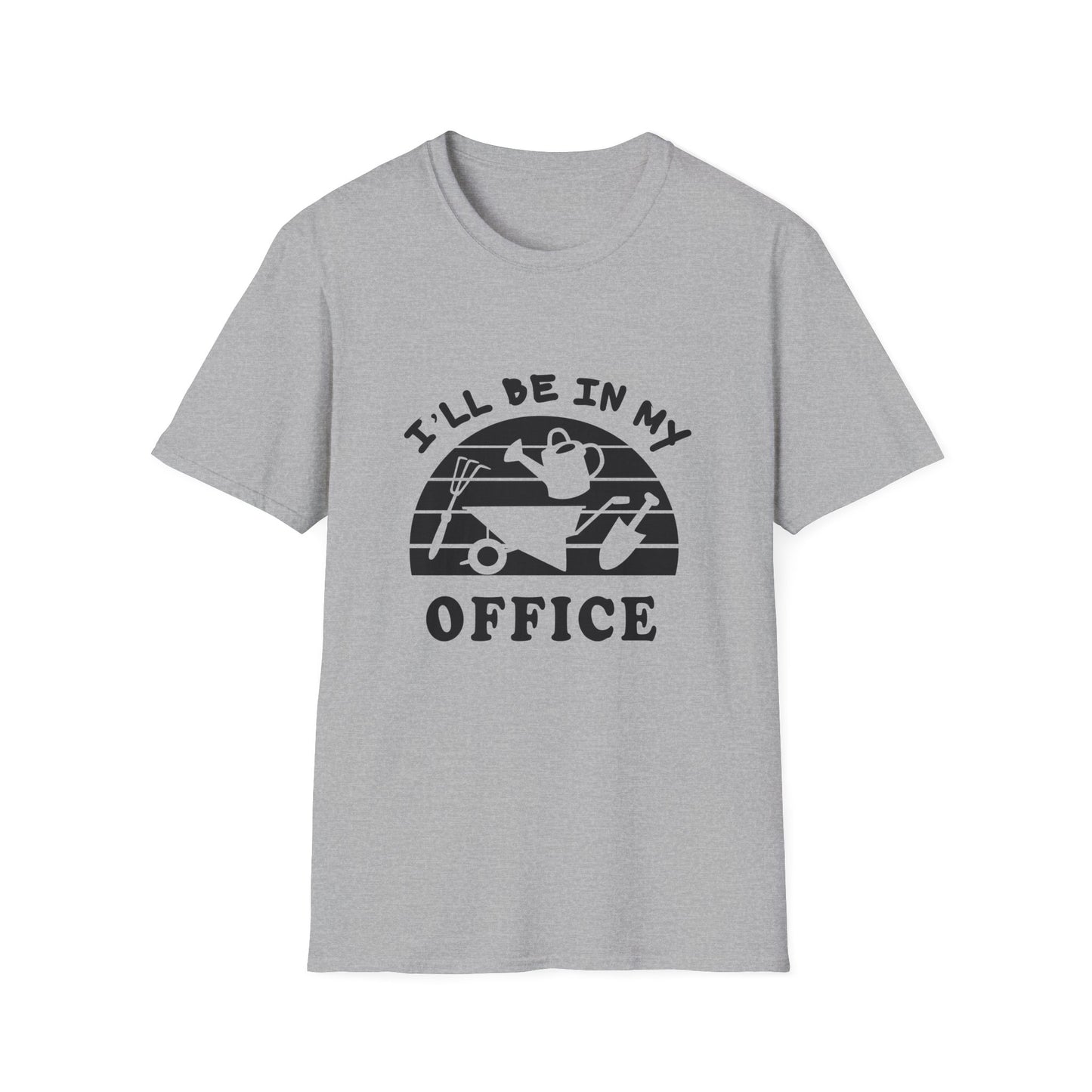 Garden Office T-Shirt — "I'll Be In My Office" Plant & Watering Can Tee