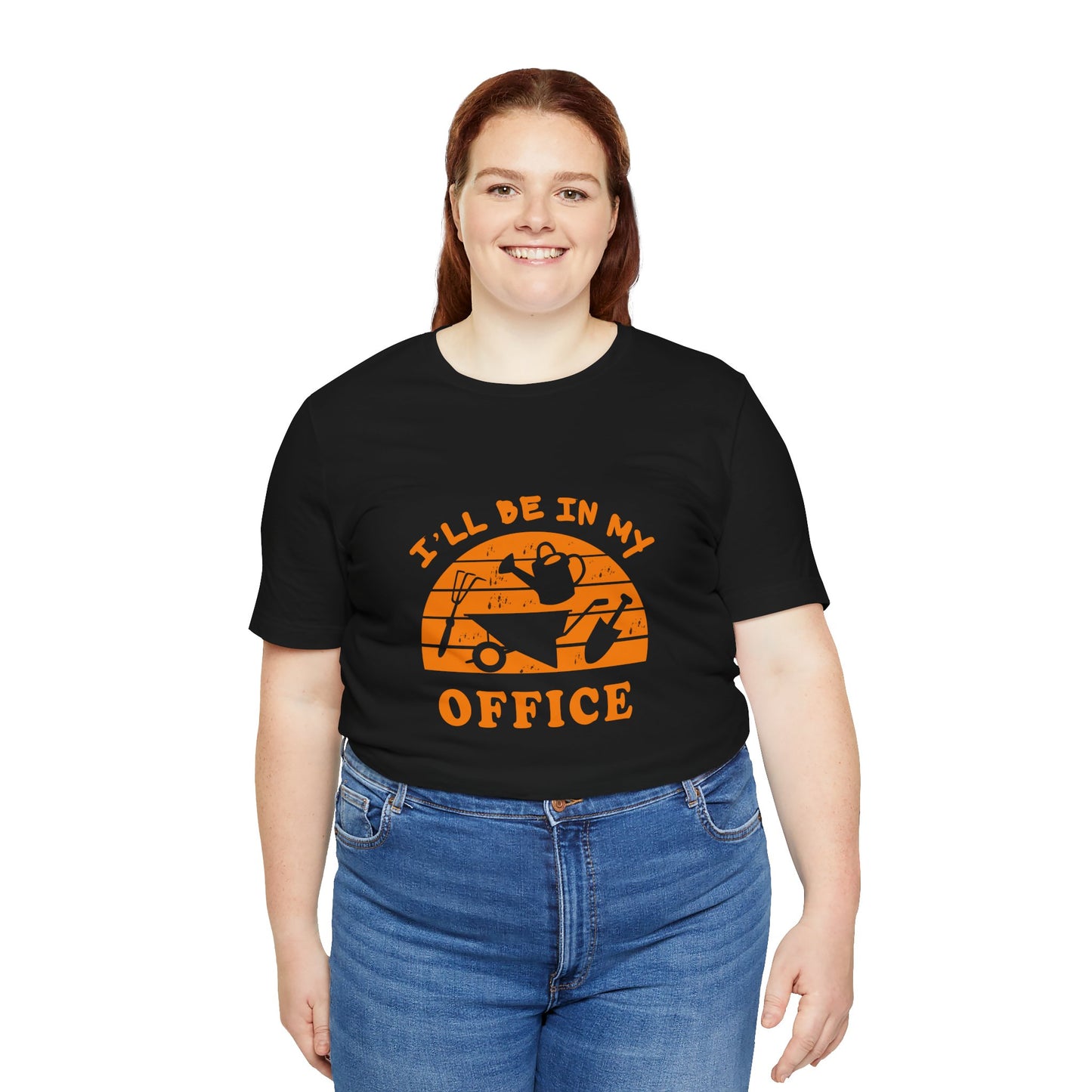 I'll Be In My Office T-Shirt — Gardening Watering Can Graphic Tee