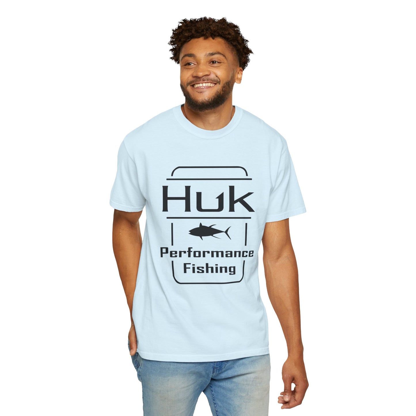 HUK Fishing Performance T-Shirt — "Huk Performance Fishing" Graphic Tee