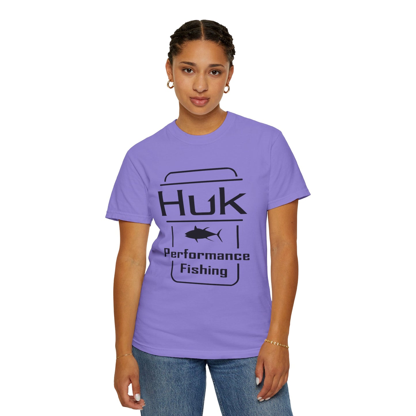 HUK Fishing Performance T-Shirt — "Huk Performance Fishing" Graphic Tee
