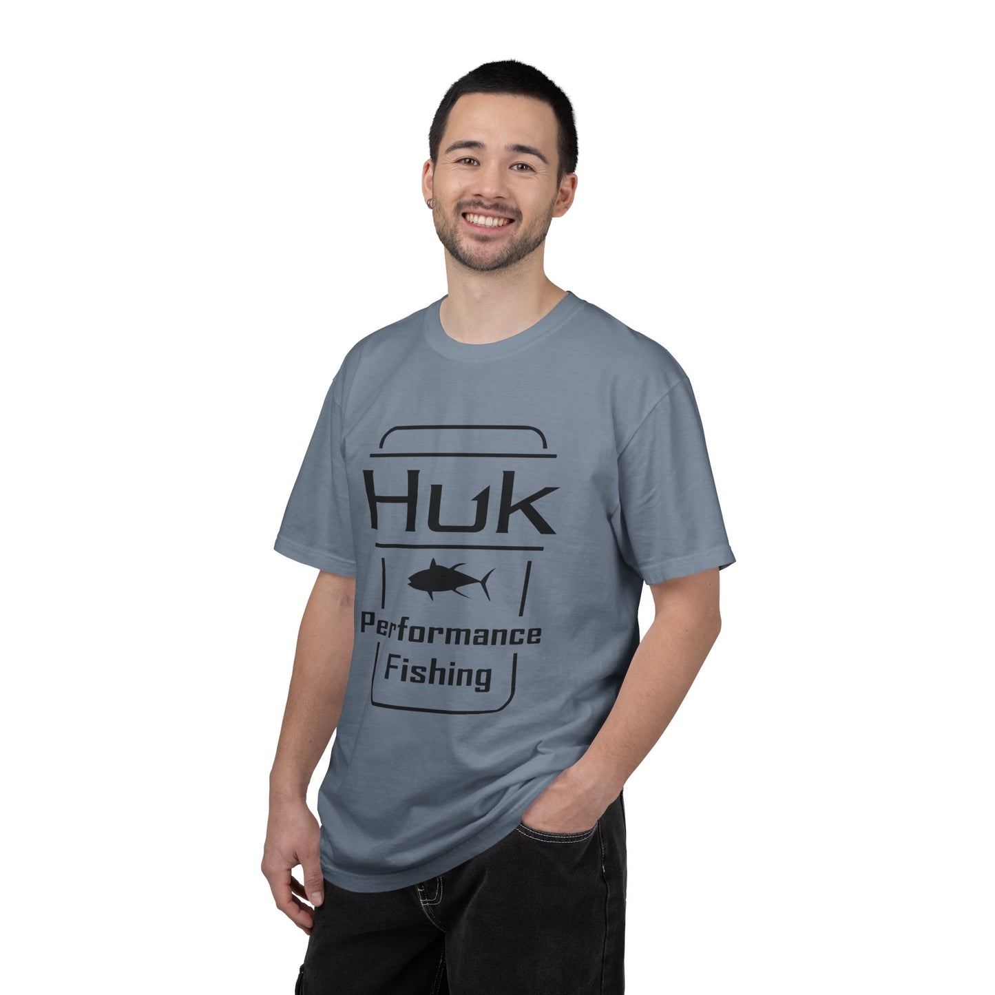 HUK Fishing Performance T-Shirt — "Huk Performance Fishing" Graphic Tee