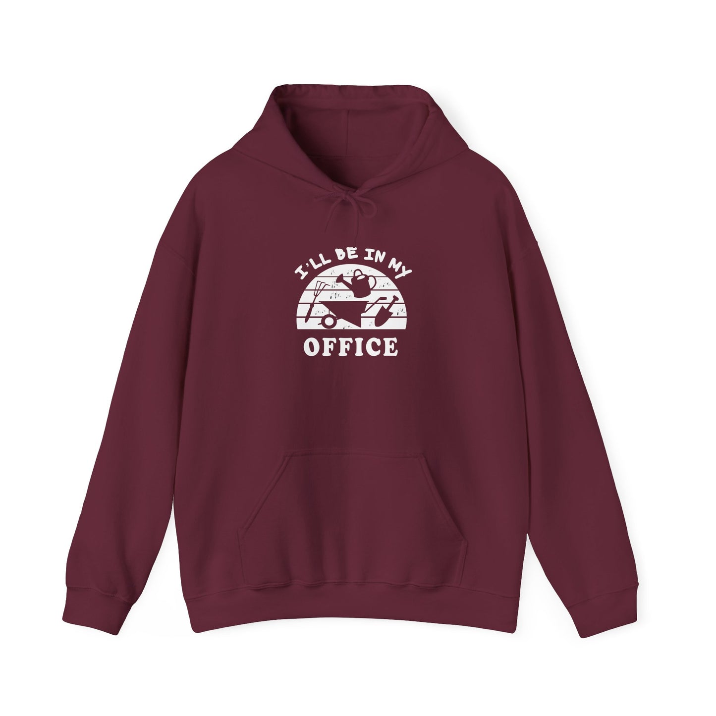 Hoodie — “I’ll Be In My Office” Cat Van Graphic Hoodie