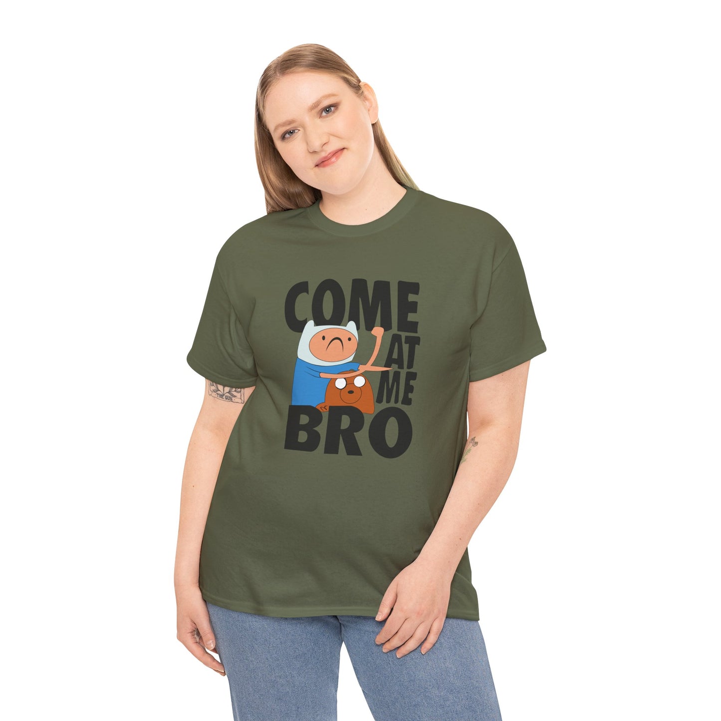 Come At Me Bro T‑Shirt — Funny Cartoon Bros Graphic Tee