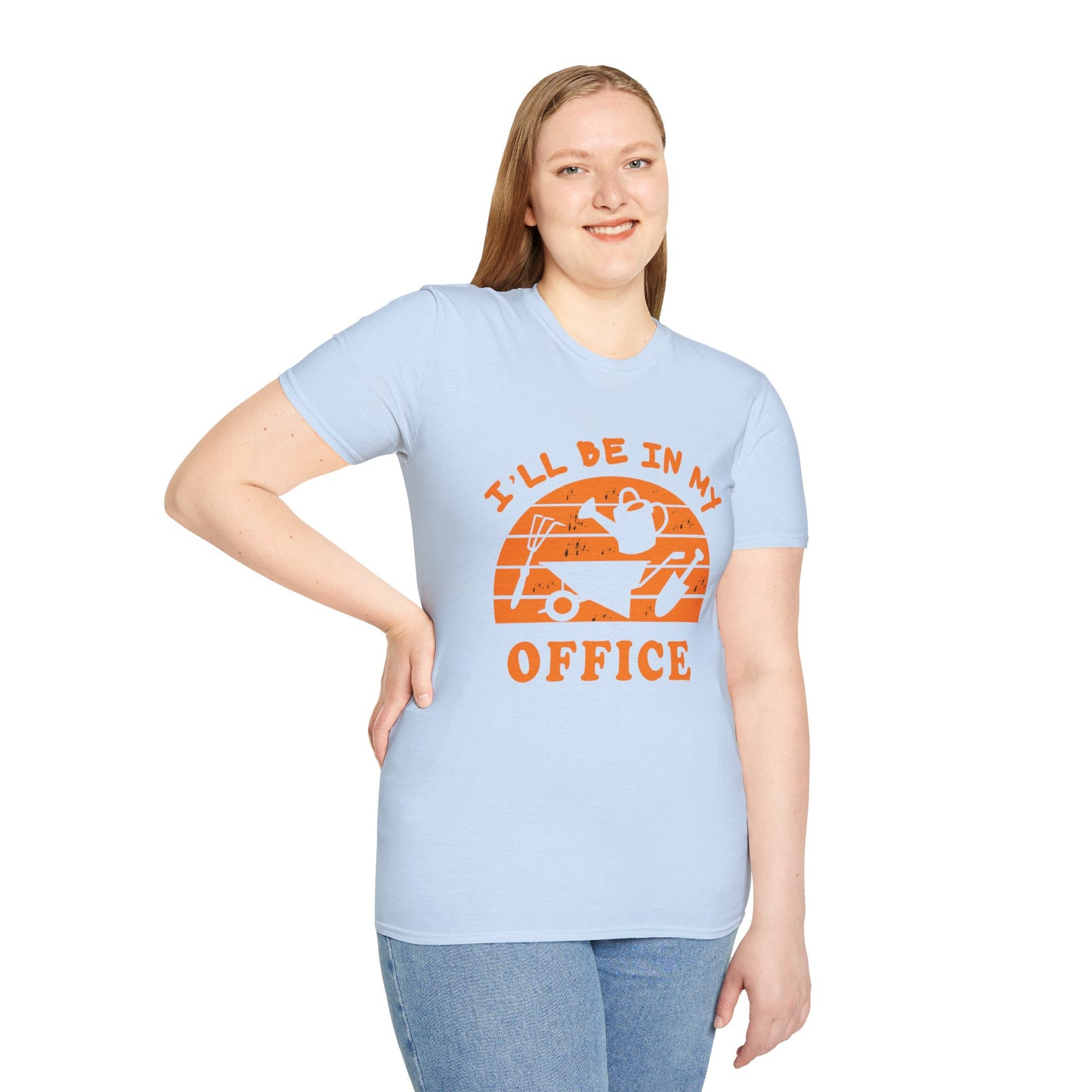I'll Be In My Office T-Shirt — Funny Gardening Tee with Watering Can