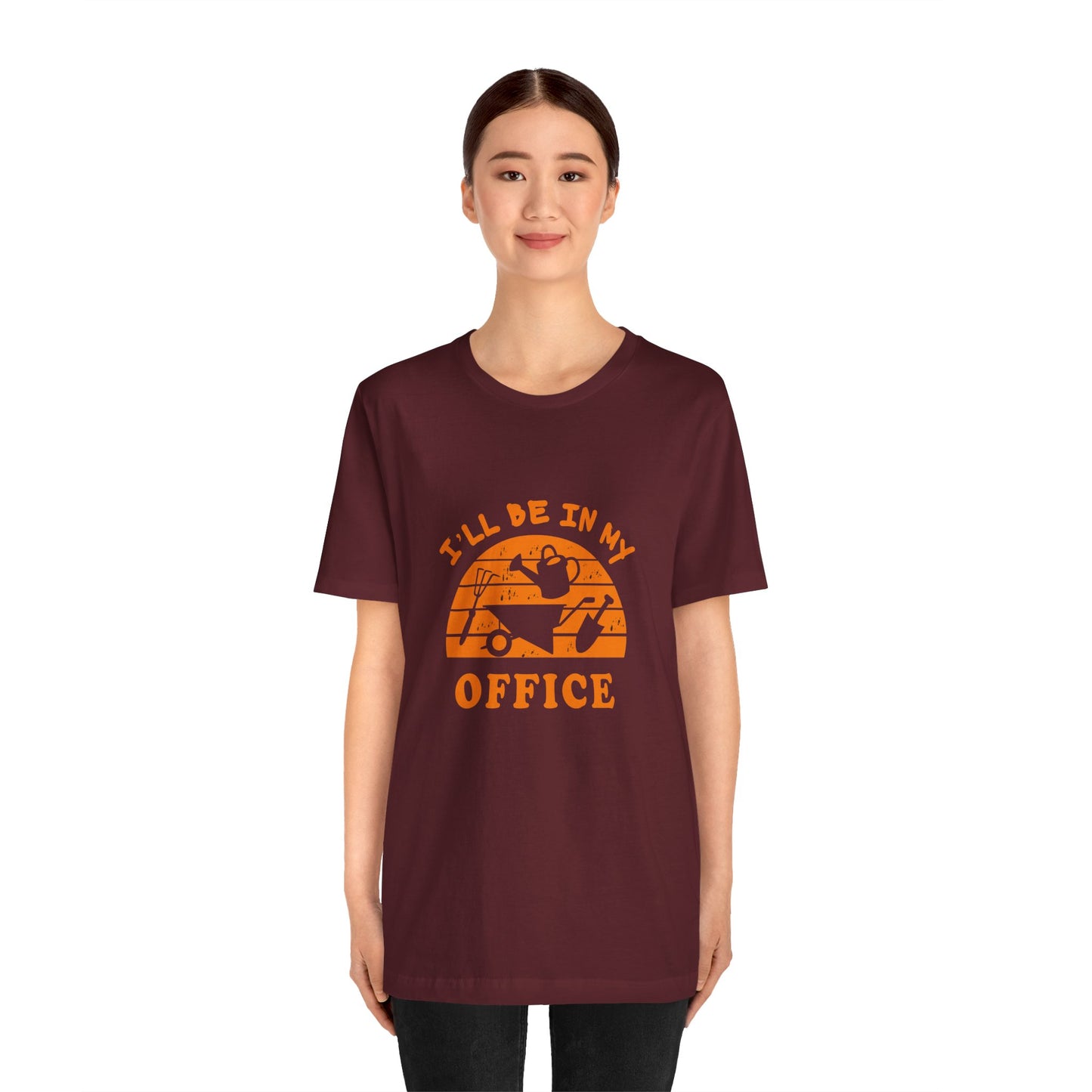 I'll Be In My Office T-Shirt — Gardening Watering Can Graphic Tee