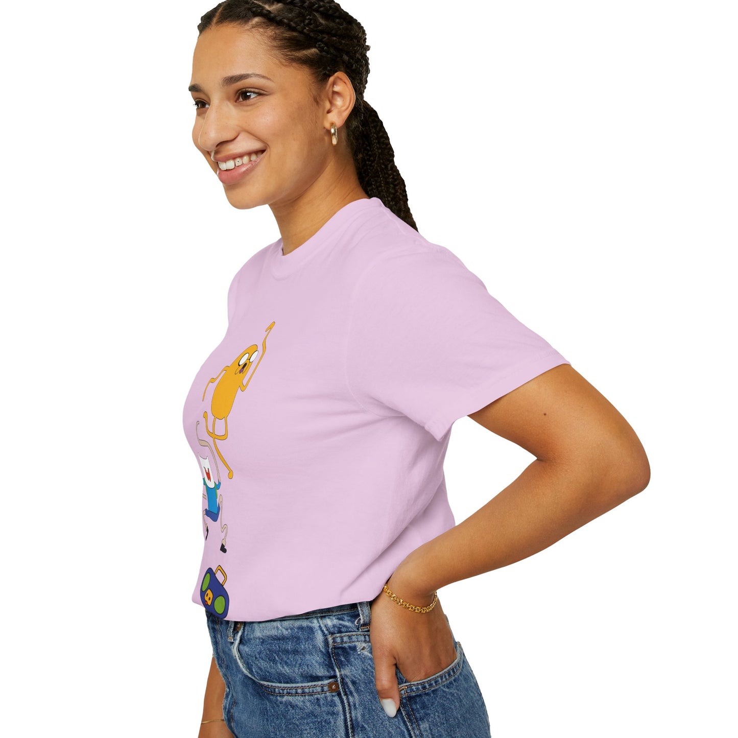 Adventure Time Dance Party T-Shirt — Jake & Radio Cartoon Tee