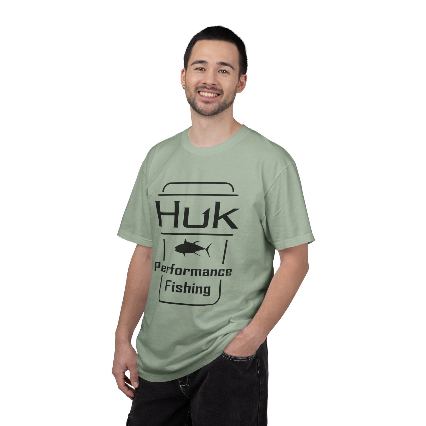 HUK Fishing Performance T-Shirt — "Huk Performance Fishing" Graphic Tee