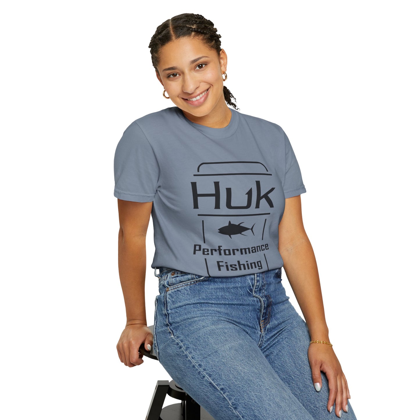 HUK Fishing Performance T-Shirt — "Huk Performance Fishing" Graphic Tee