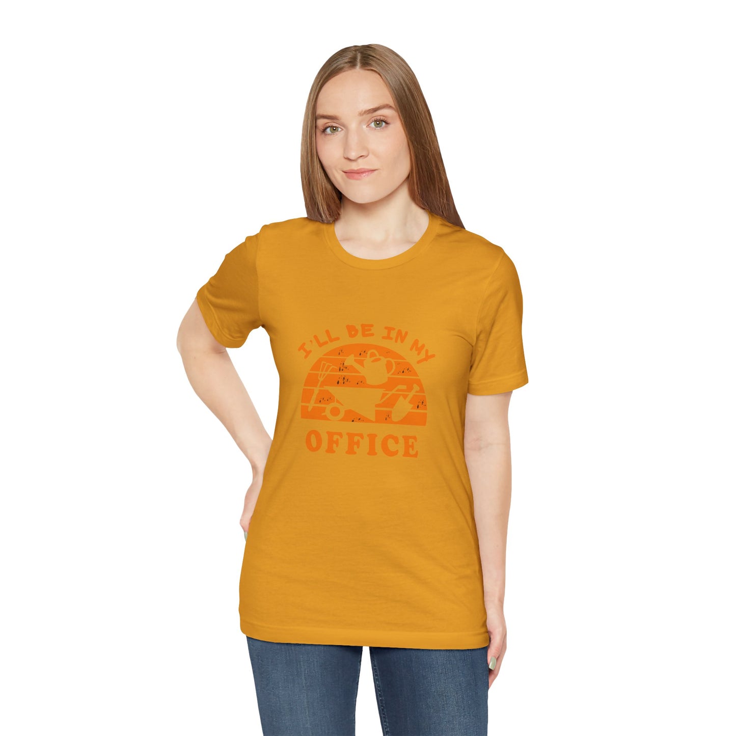 I'll Be In My Office T-Shirt — Gardening Watering Can Graphic Tee