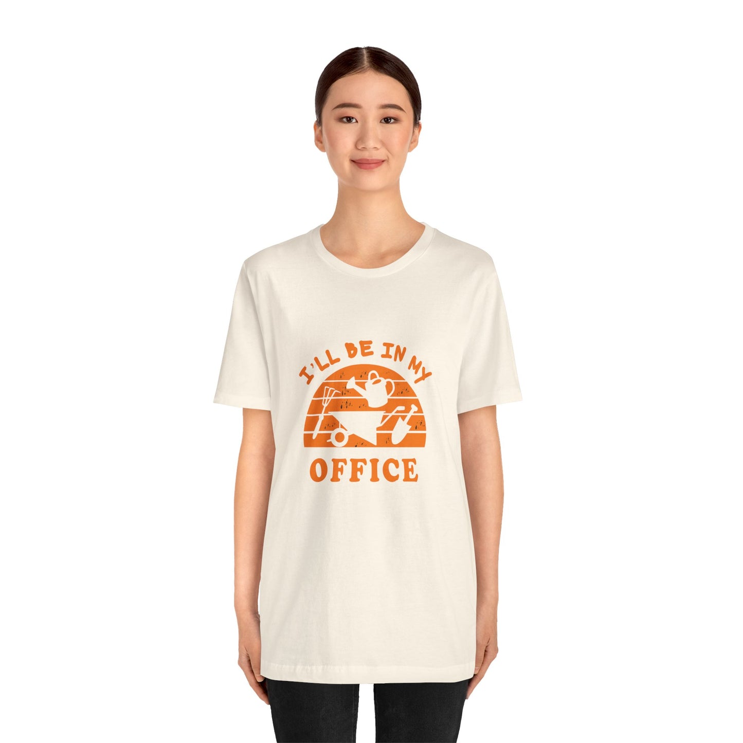 I'll Be In My Office T-Shirt — Gardening Watering Can Graphic Tee