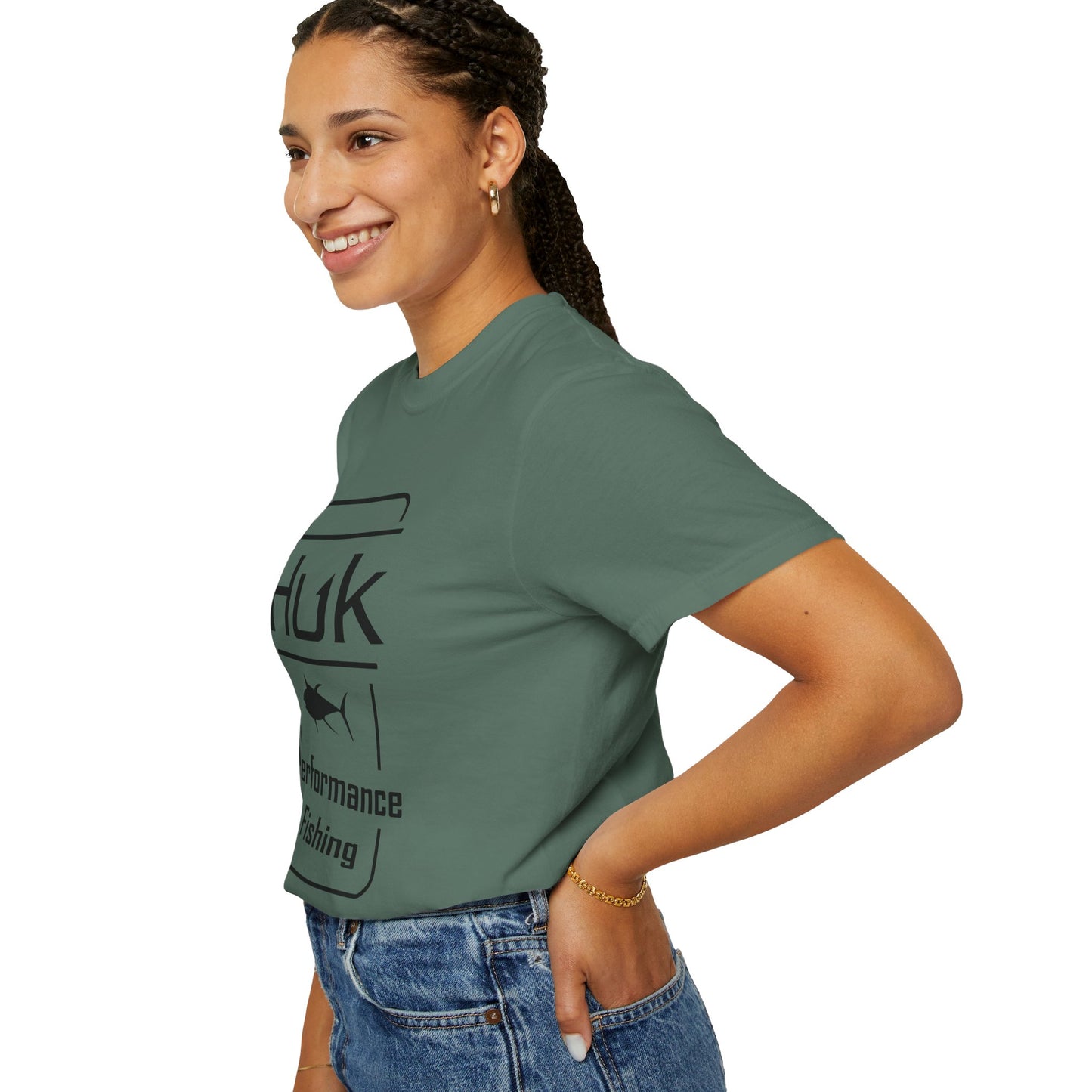 HUK Fishing Performance T-Shirt — "Huk Performance Fishing" Graphic Tee