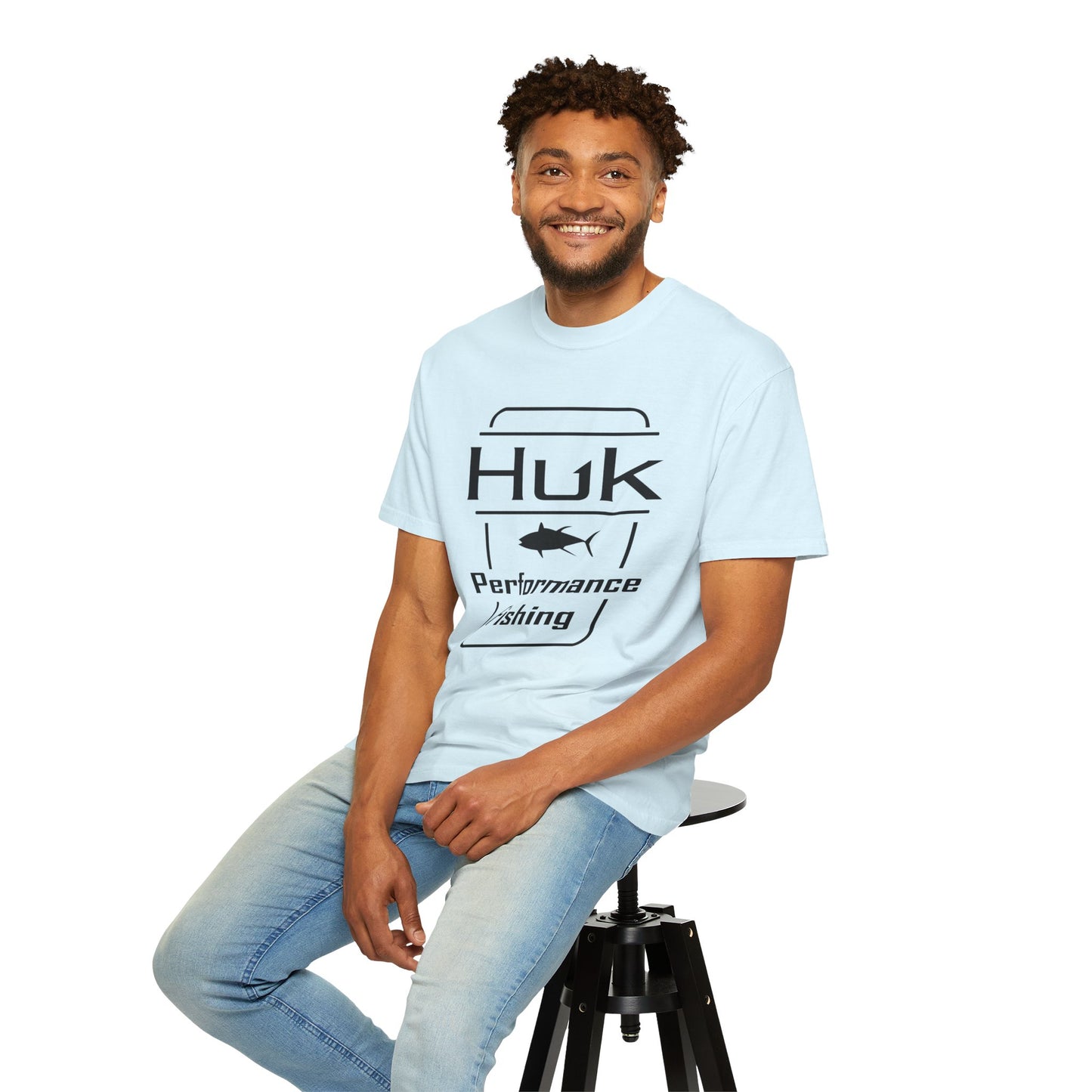 HUK Fishing Performance T-Shirt — "Huk Performance Fishing" Graphic Tee