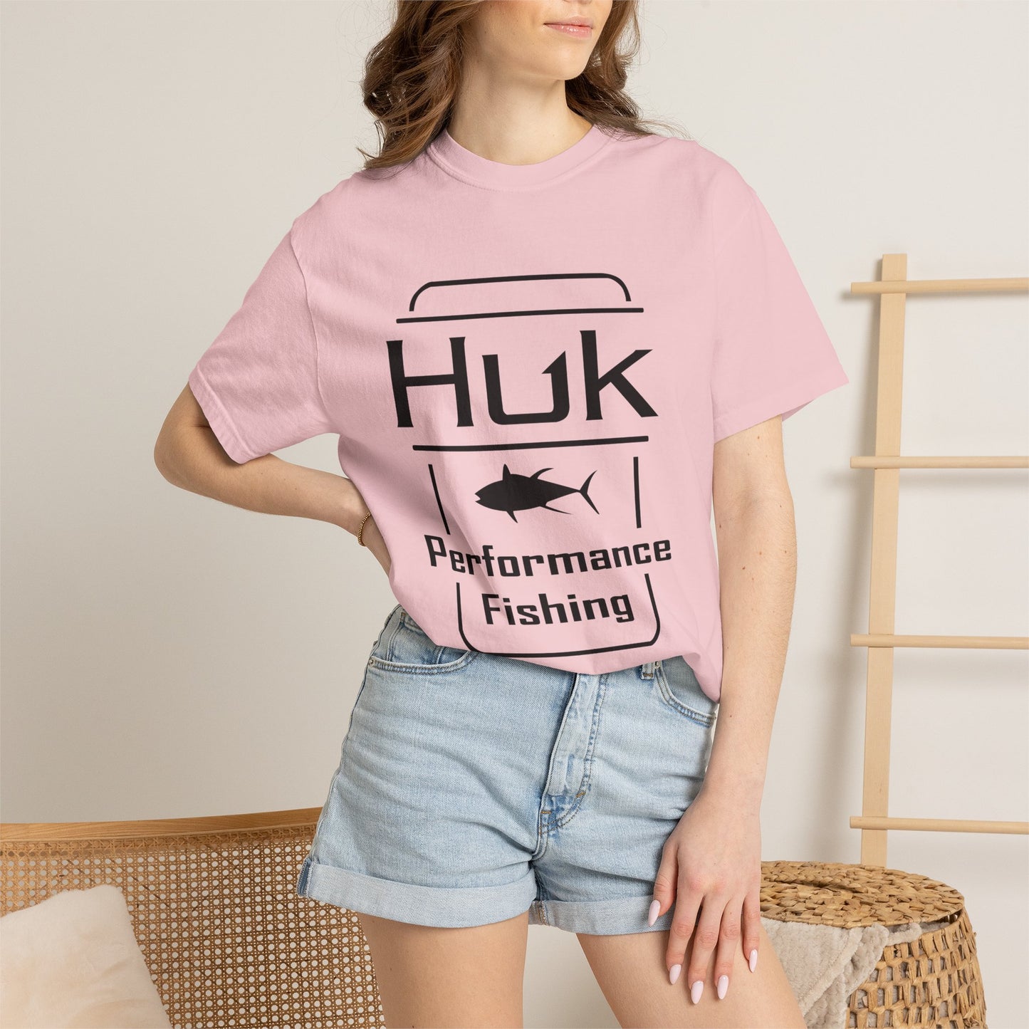 HUK Fishing Performance T-Shirt — "Huk Performance Fishing" Graphic Tee