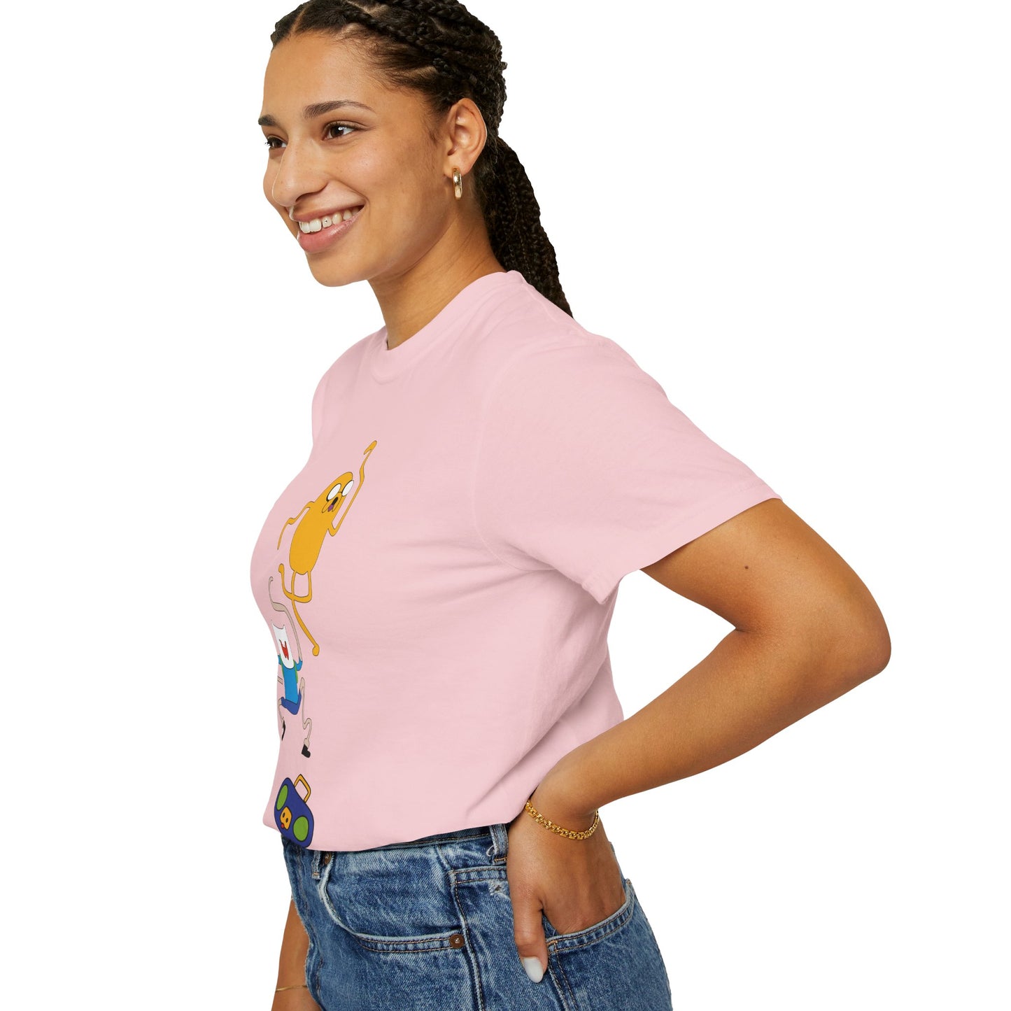 Adventure Time Dance Party T-Shirt — Jake & Radio Cartoon Tee