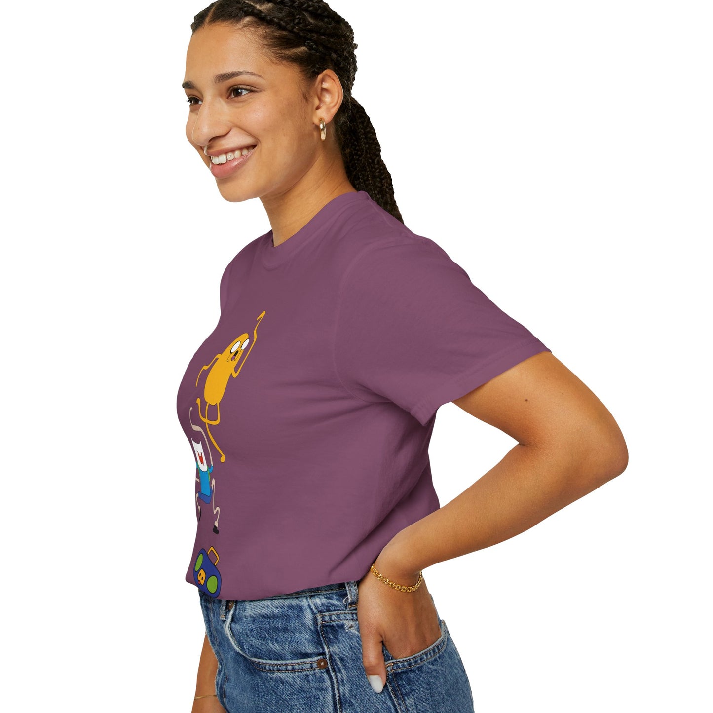 Adventure Time Dance Party T-Shirt — Jake & Radio Cartoon Tee