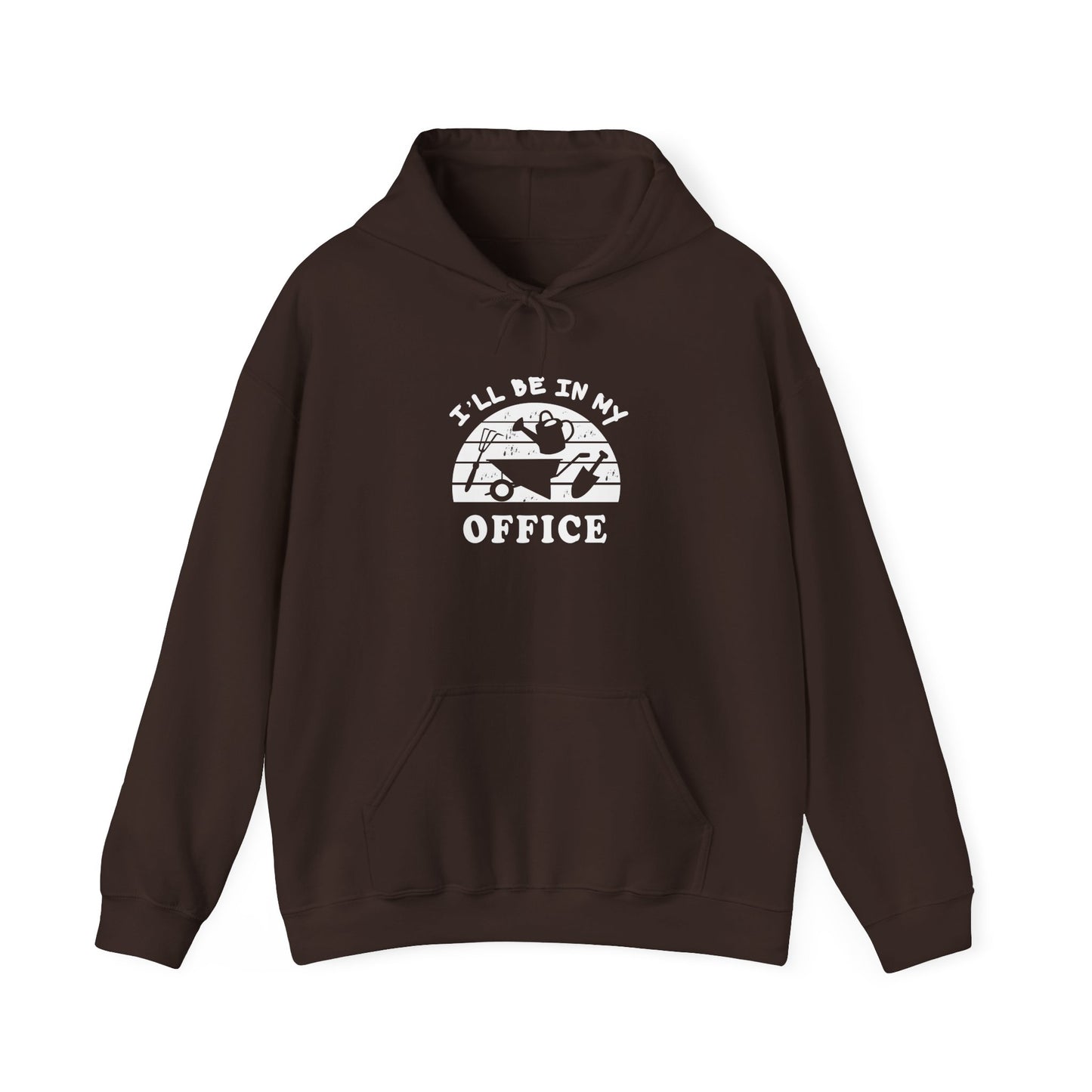Hoodie — “I’ll Be In My Office” Cat Van Graphic Hoodie
