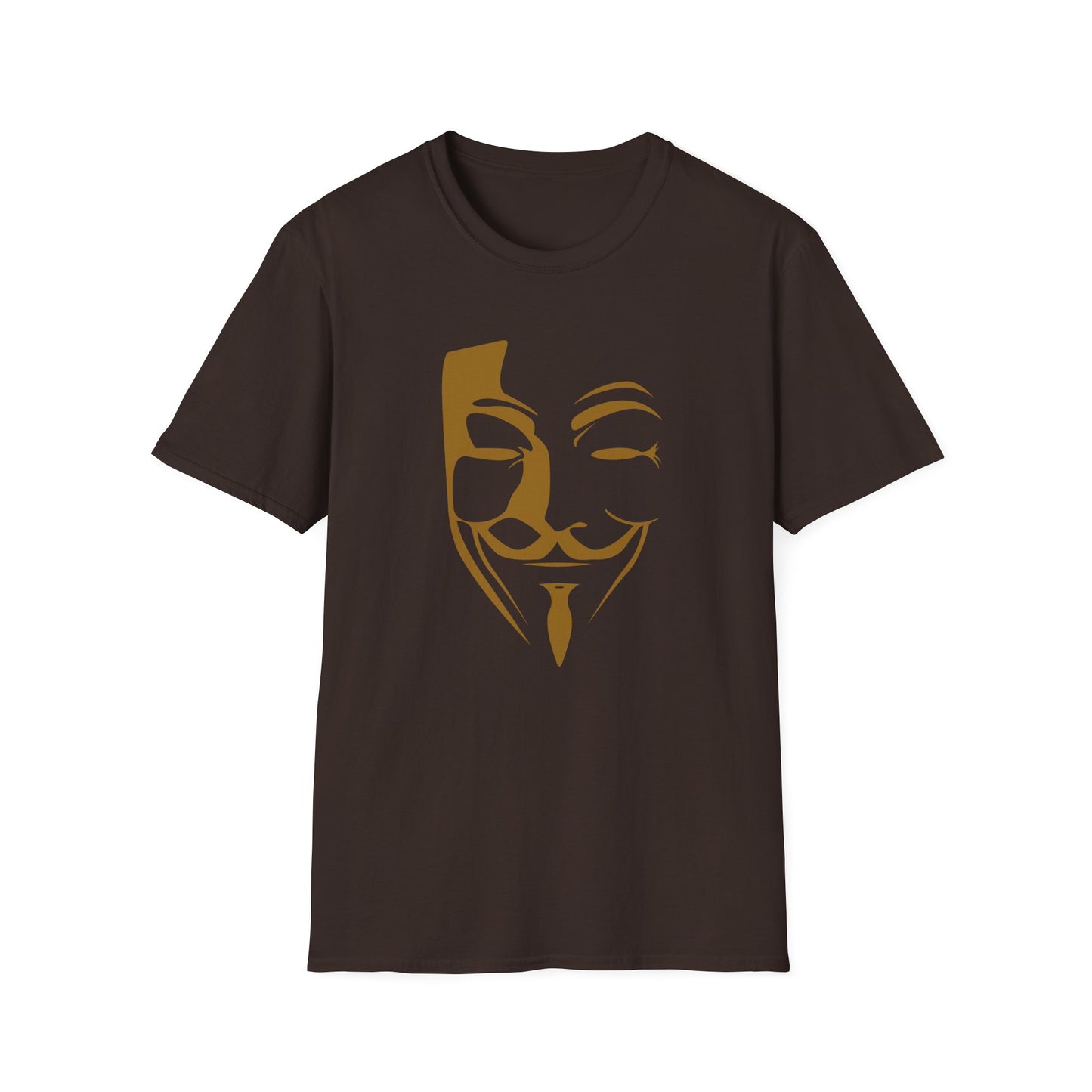 Guy Fawkes Mask T-Shirt — Anonymous/V for Vendetta Inspired Graphic Tee