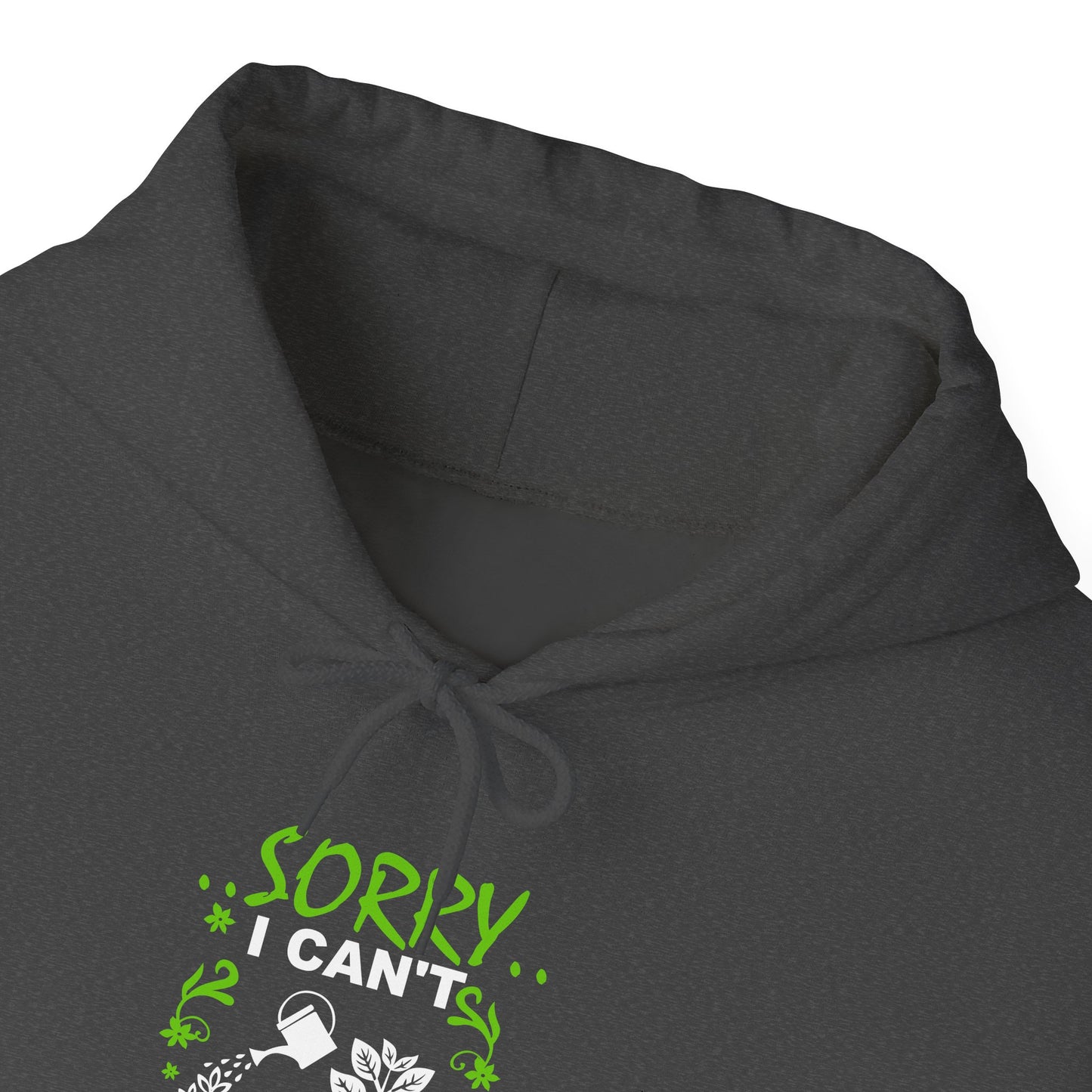 Sorry I Can't My Plants Need Me Hooded Sweatshirt