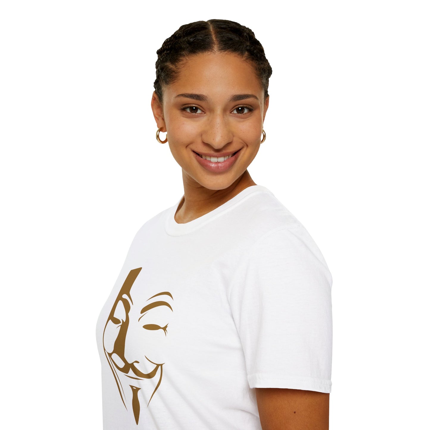 Guy Fawkes Mask T-Shirt — Anonymous/V for Vendetta Inspired Graphic Tee
