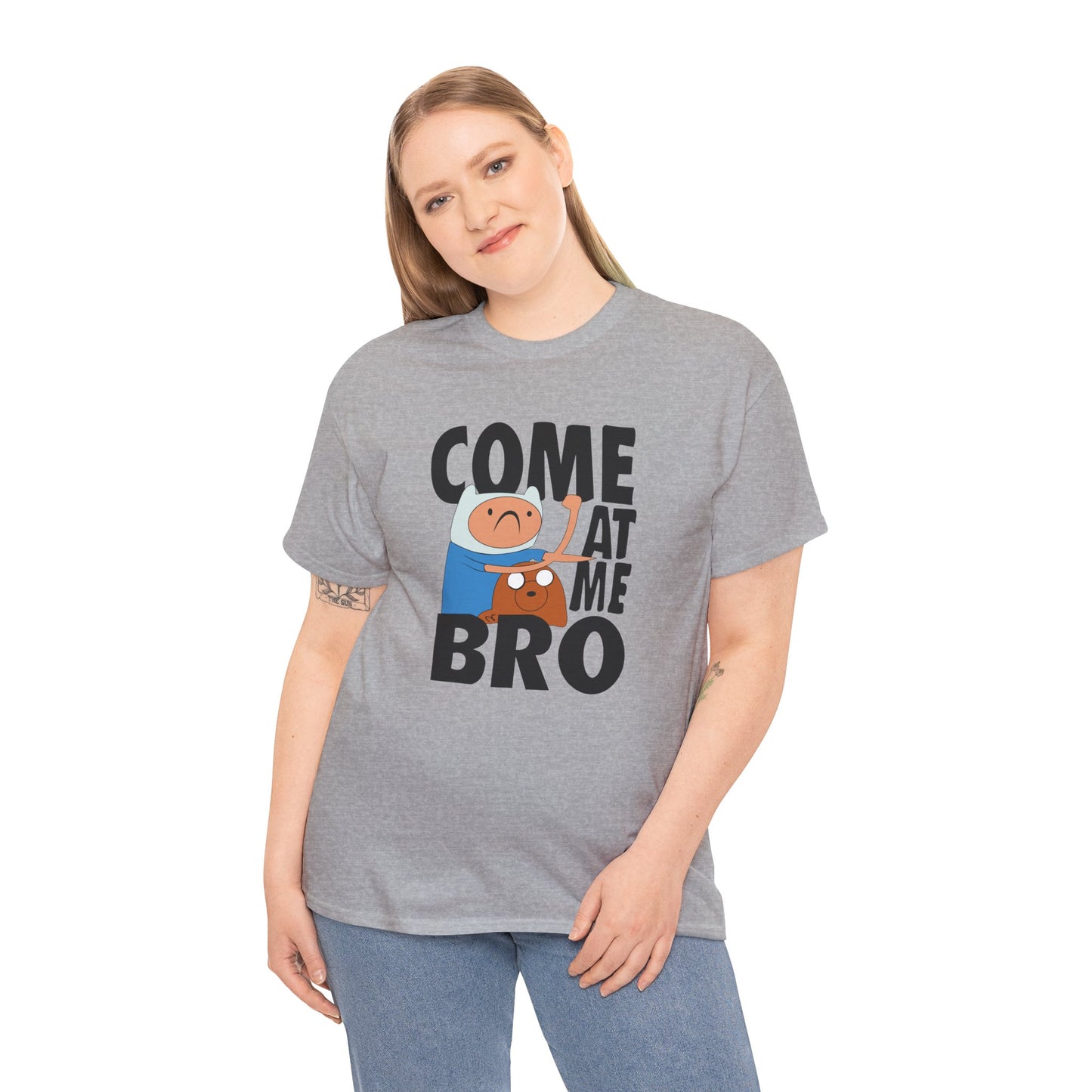 Come At Me Bro T‑Shirt — Funny Cartoon Bros Graphic Tee