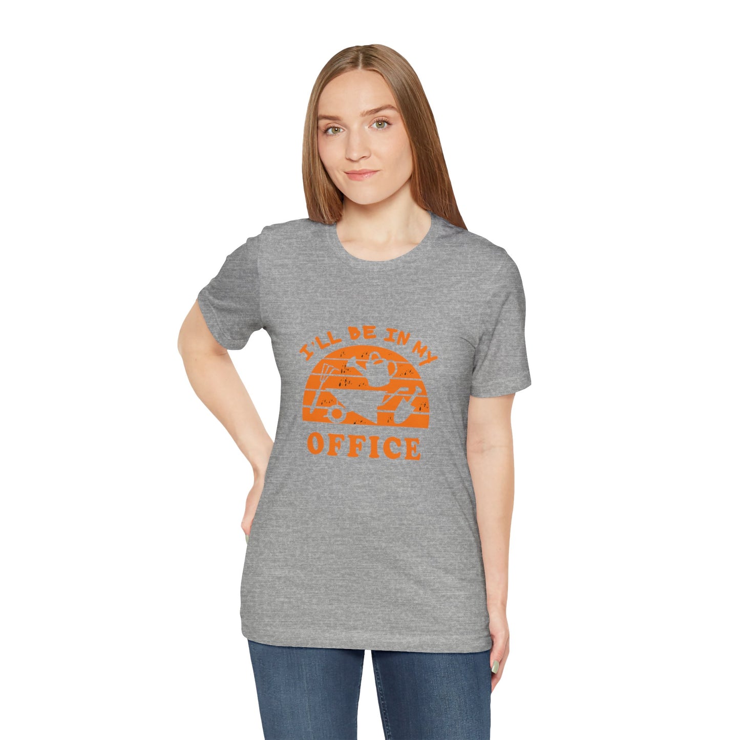 I'll Be In My Office T-Shirt — Gardening Watering Can Graphic Tee