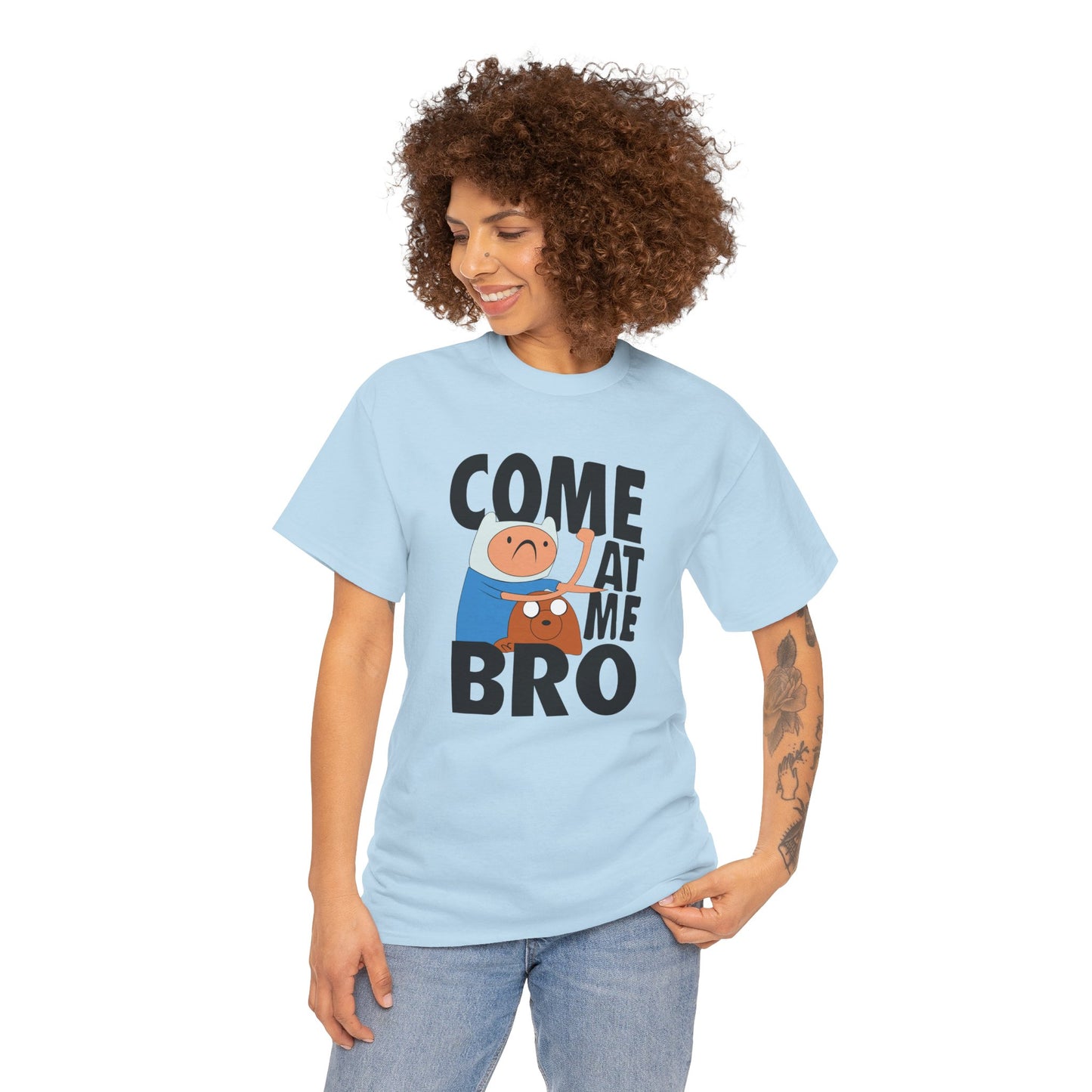 Come At Me Bro T‑Shirt — Funny Cartoon Bros Graphic Tee