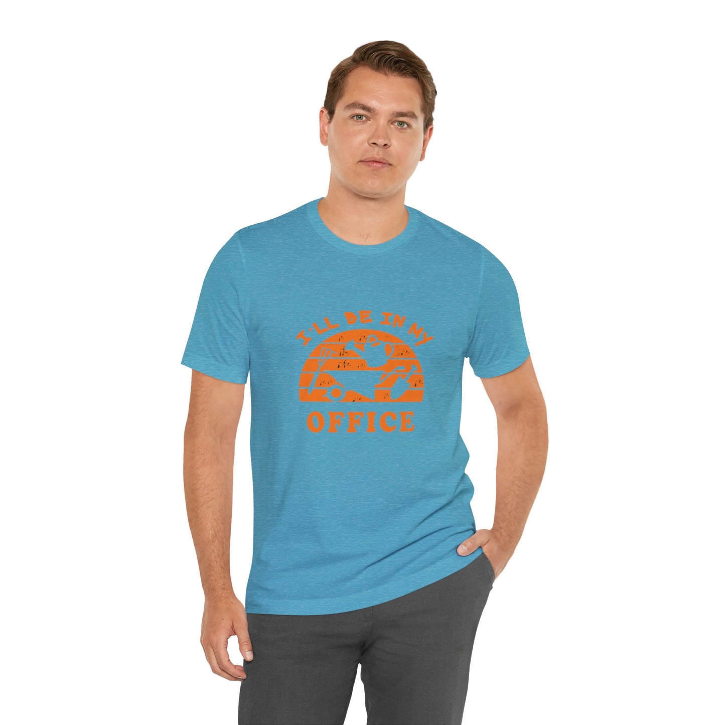 I'll Be In My Office T-Shirt — Gardening Watering Can Graphic Tee